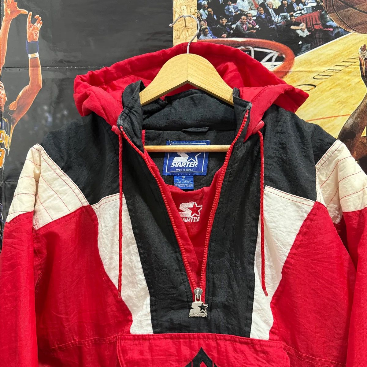 Starter Vintage NC State Wolfpack Starter Pullover Puffer Jacket Size US S / EU 44-46 / 1 - 3 Thumbnail