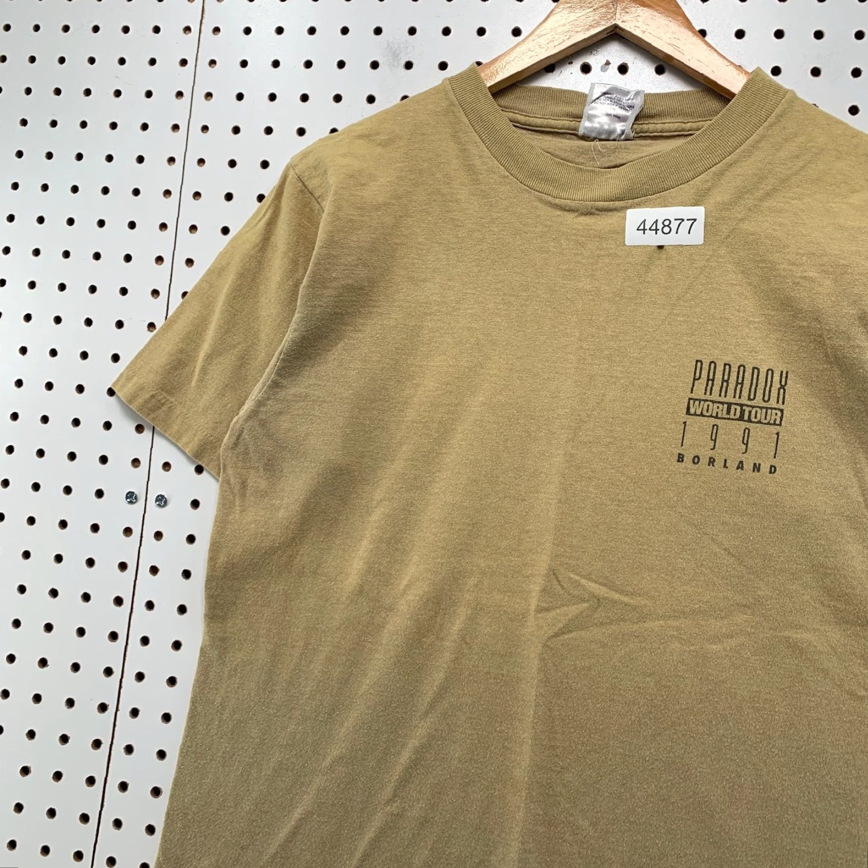 Vintage VINTAGE Paradox Borland World Tour Shirt Mens L Brown 1991 Cyber Punk USA Shirt Mens L Brown 90s Size US L / EU 52-54 / 3 - 7 Thumbnail