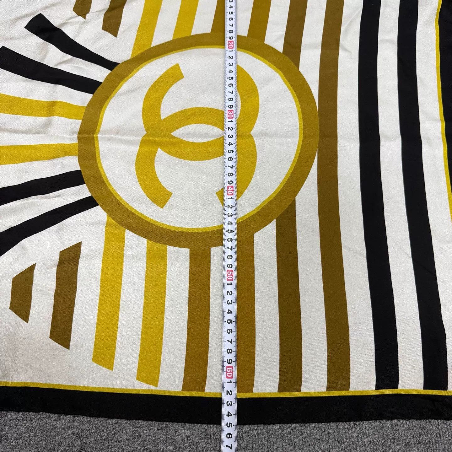 Chanel Chanel Double C Silk Scarf 65x195cm Size ONE SIZE - 5 Thumbnail