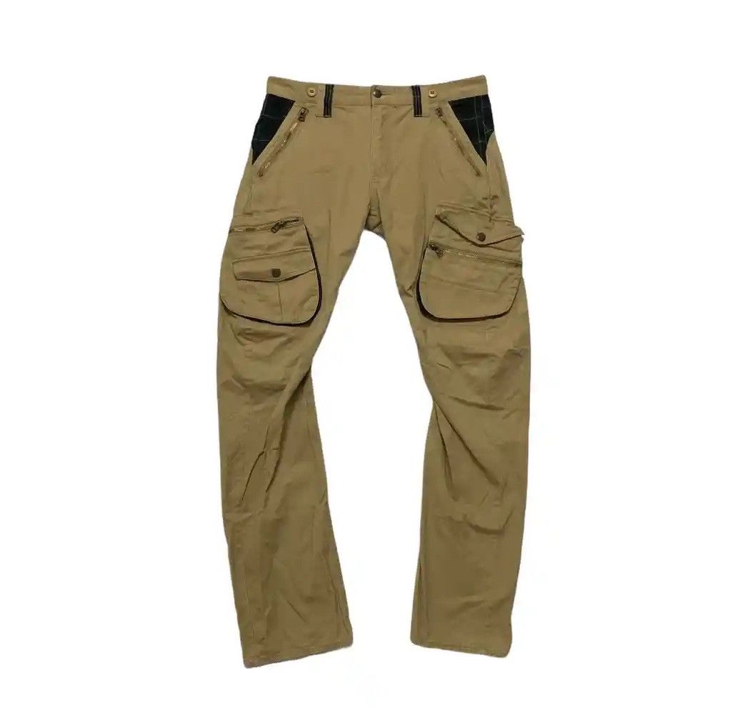 image of Archival Clothing x Seditionaries Dominate Japan Big Pocket Curve/banana Legs Cargo Pants in Copper