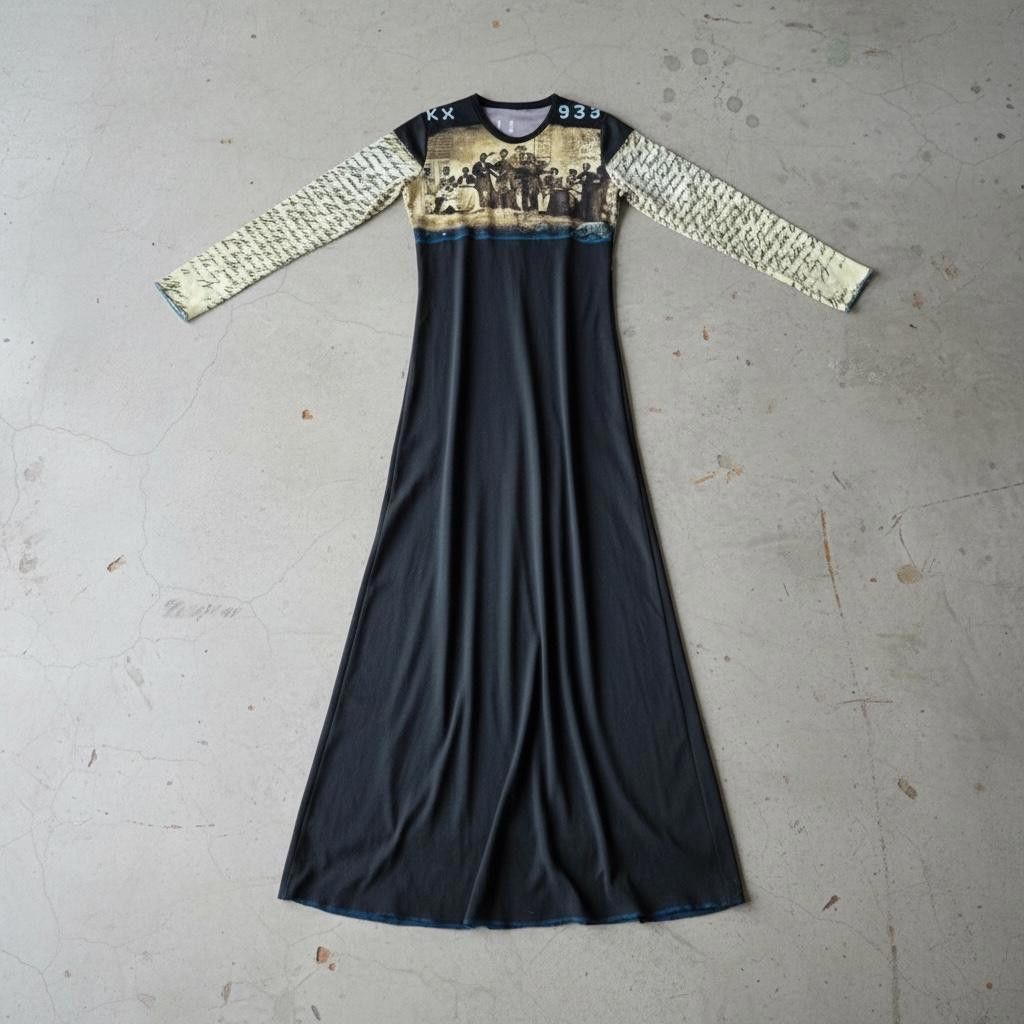 Other The Cop Copine Neutral Maxi Dress Size ONE SIZE - 4 Thumbnail