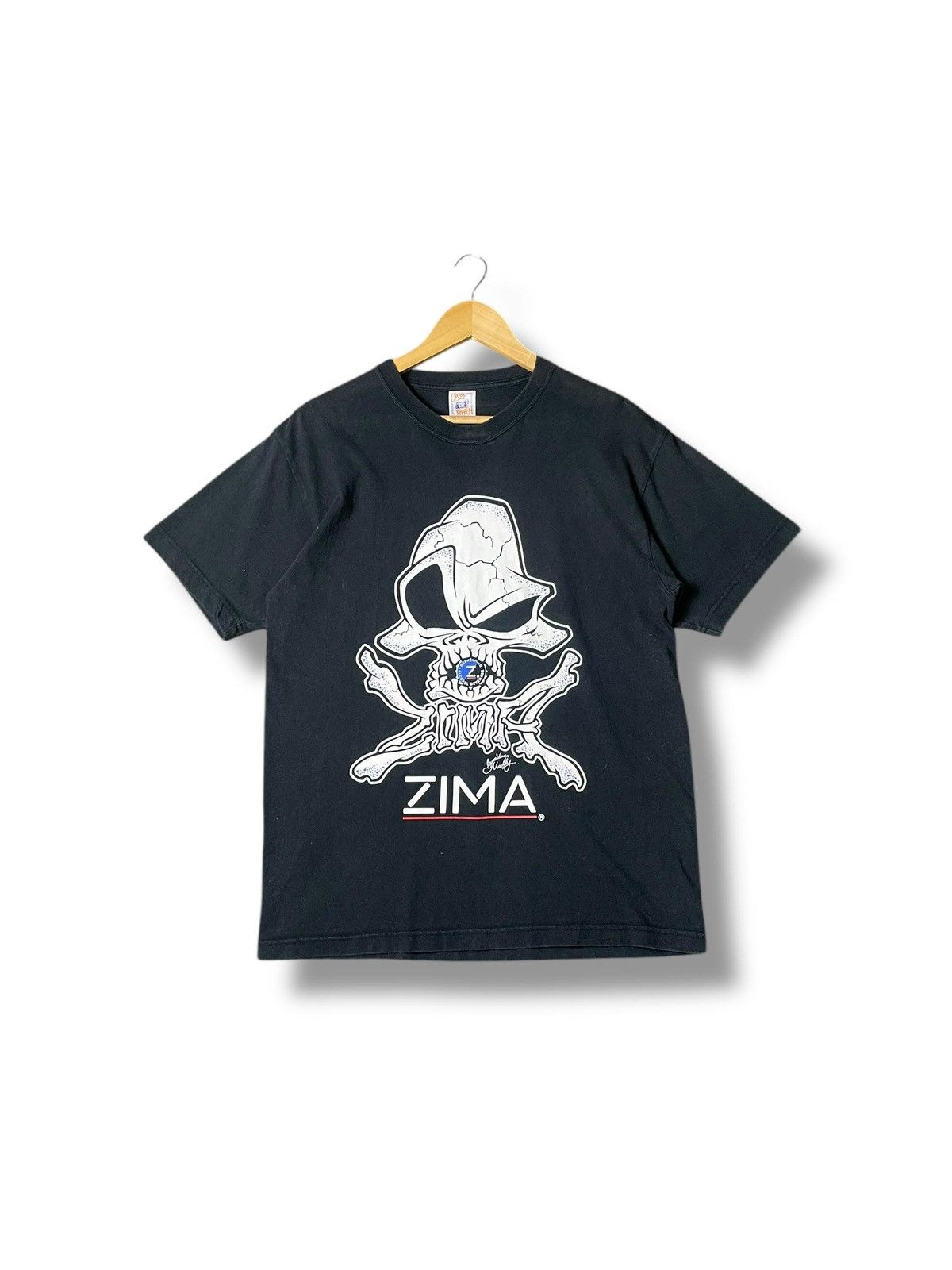 Vintage Zima Skull Print Tshirt (2)