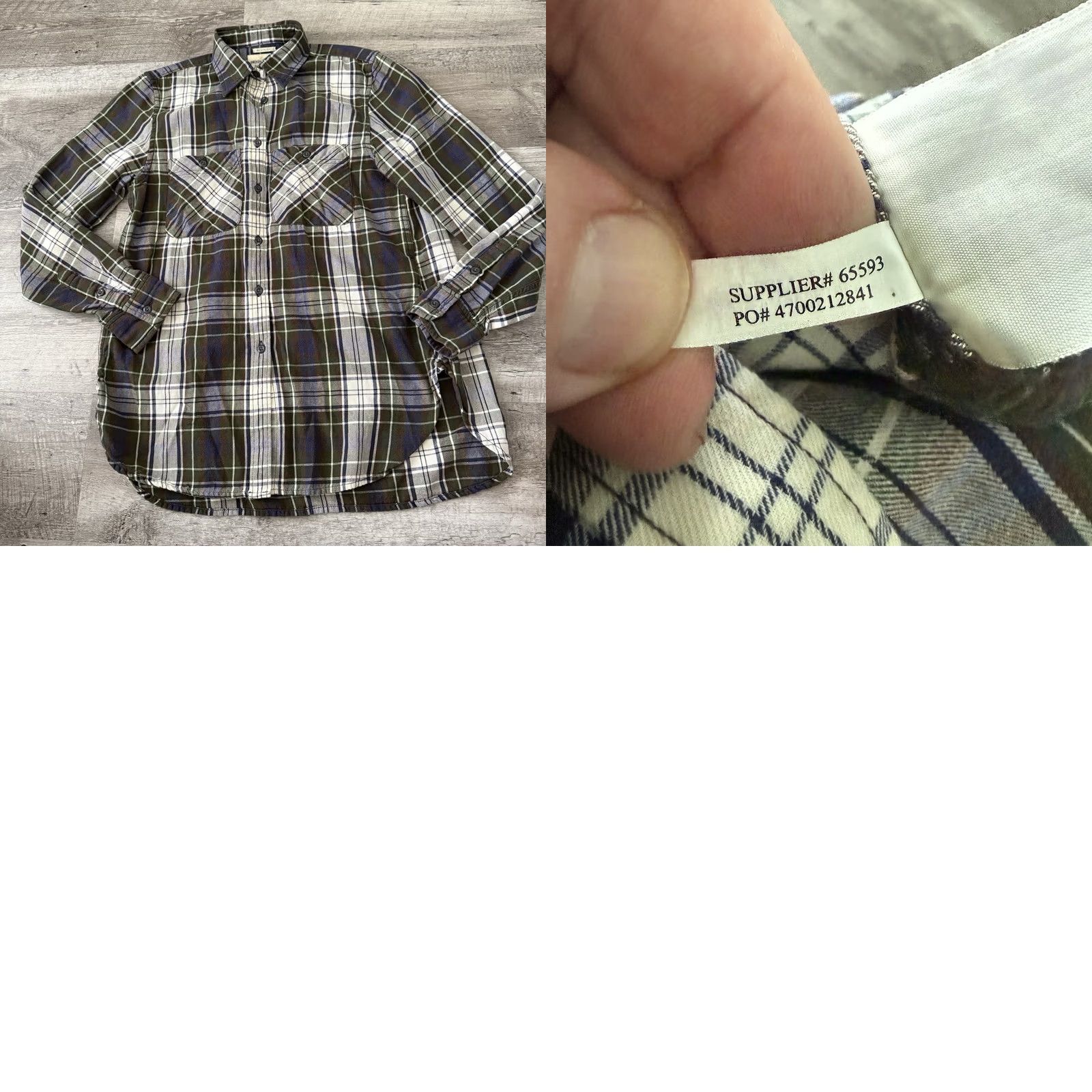 Vintage Denim & Supply Ralph Lauren RL Utility Shirt Small Plaid Button Up Womens Size S / US 4 / IT 40 - 8 Thumbnail