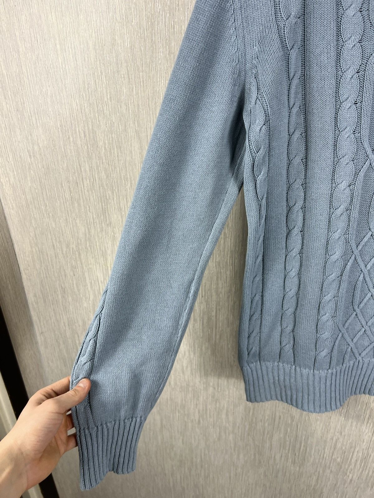 Lacoste Lacoste vintage washed cable knit sweater luxury old money Size US M / EU 48-50 / 2 - 10 Thumbnail
