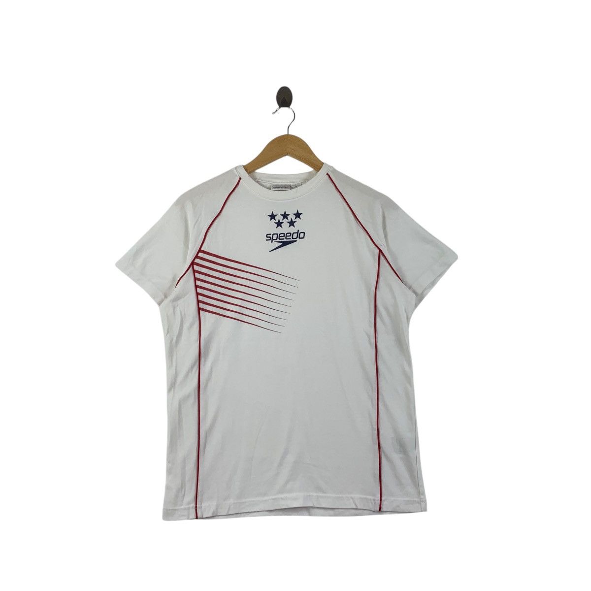Speedo Vintage SPEEDO x JASPO JAPAN All Star Sportswear Tee Shirt Size L / US 10 / IT 46 - 1 Thumbnail