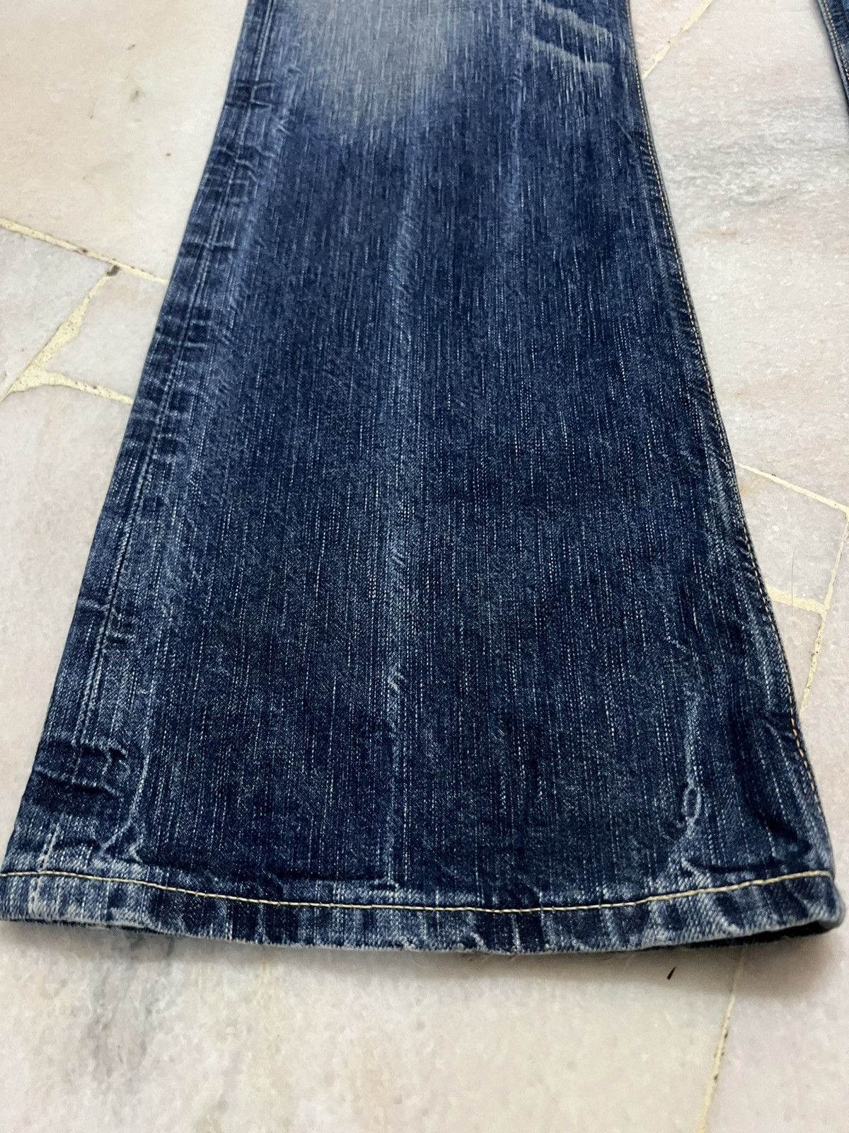 Edwin 💥Flare💥Vintage Edwin 503 Clawmark Mudwash Jean Size US 34 / EU 50 - 4 Thumbnail