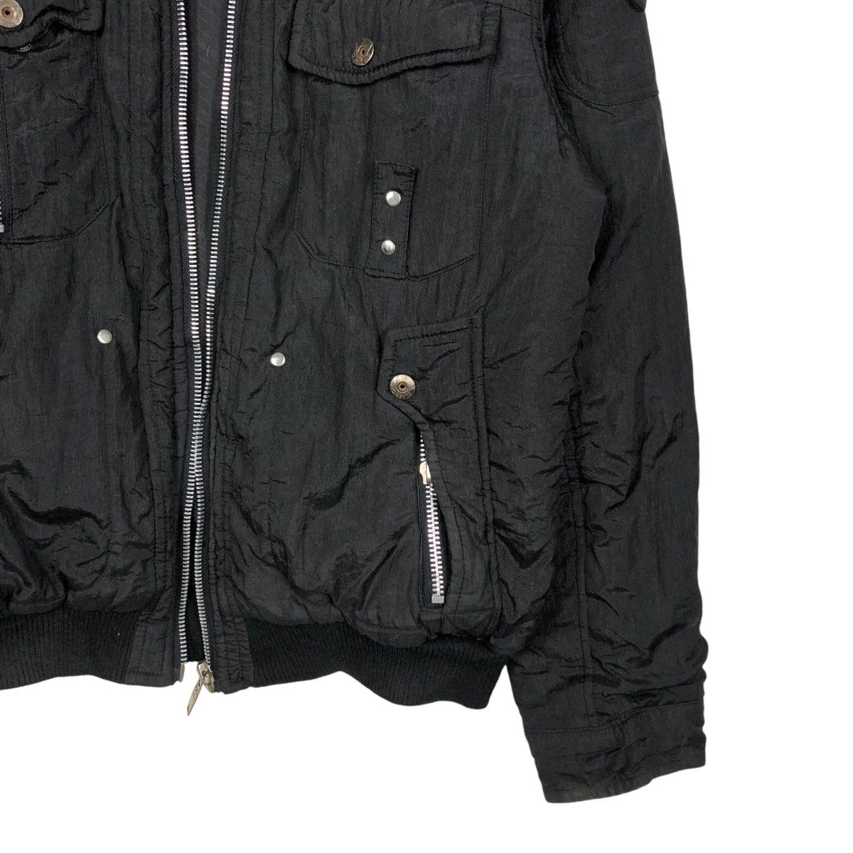 Japanese Brand 🔥VINTAGE BOMBER JACKET ICONIC BLACK BONDAGE LIBERTY Size US L / EU 52-54 / 3 - 7 Thumbnail