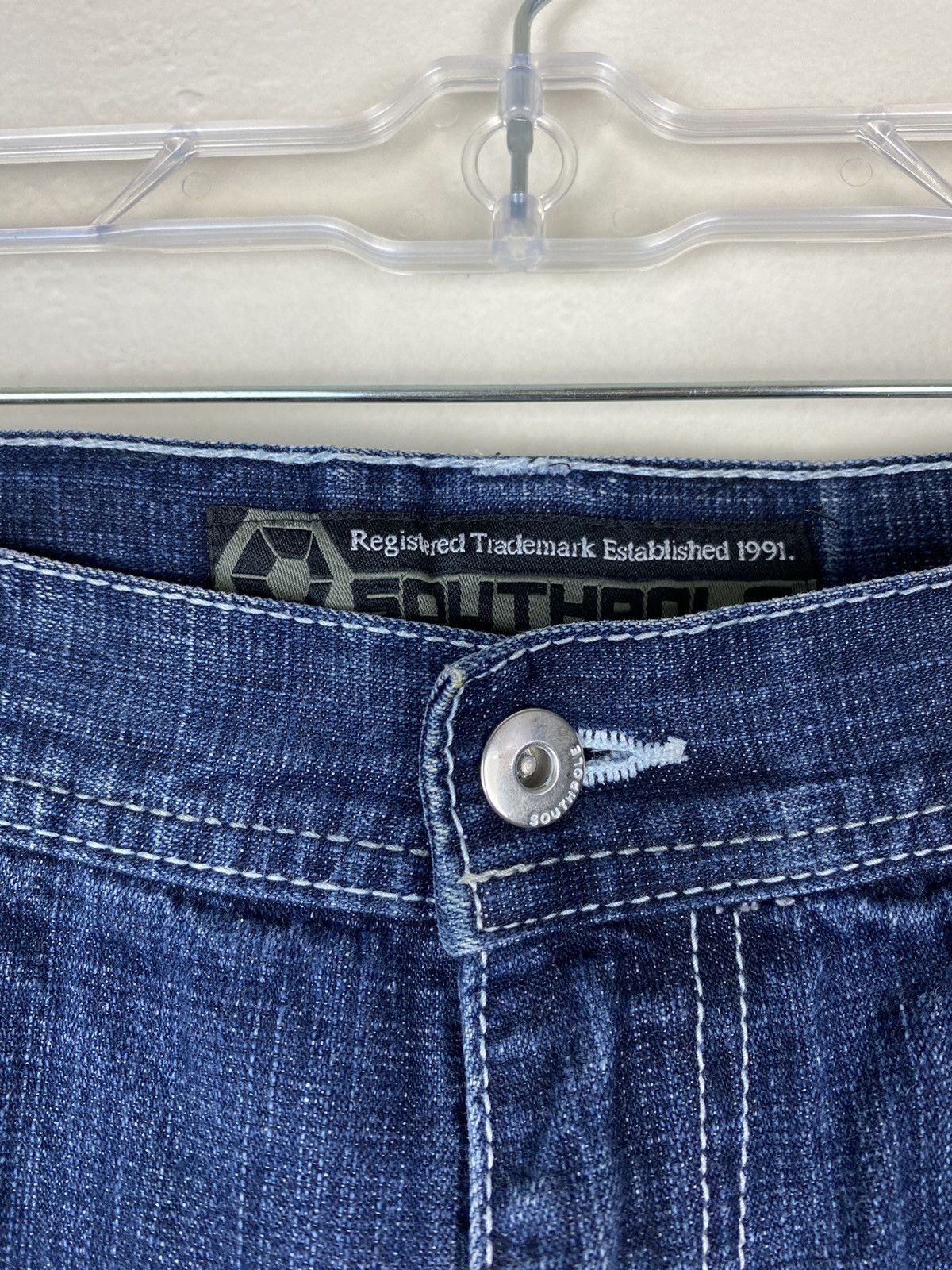 Southpole Vintage Crazy Y2k Baggy Southpole Denim Jeans Size US 34 / EU 50 - 3 Thumbnail