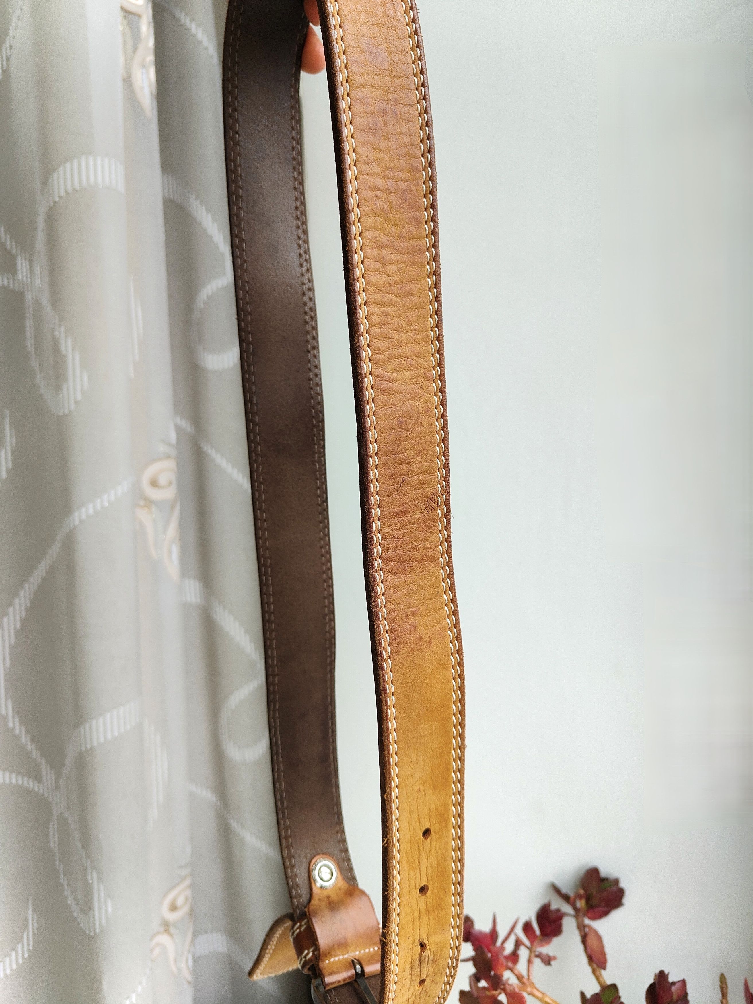 Timberland Timberland Vintage Leather Belt Size ONE SIZE - 4 Thumbnail