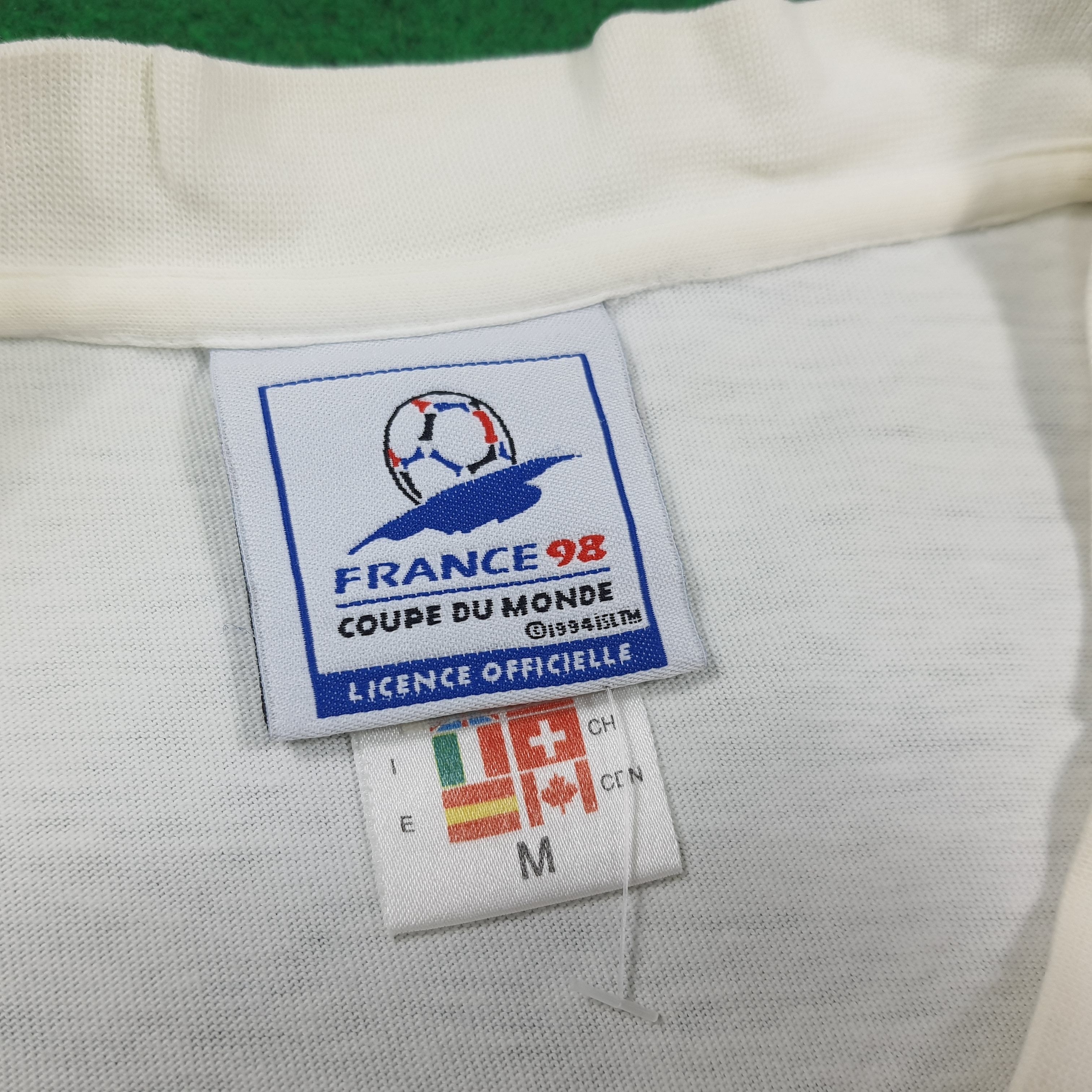 Adidas Vintage 90s Adidas Michel Platini France Tshirt C294N19 Size US M / EU 48-50 / 2 - 8 Thumbnail