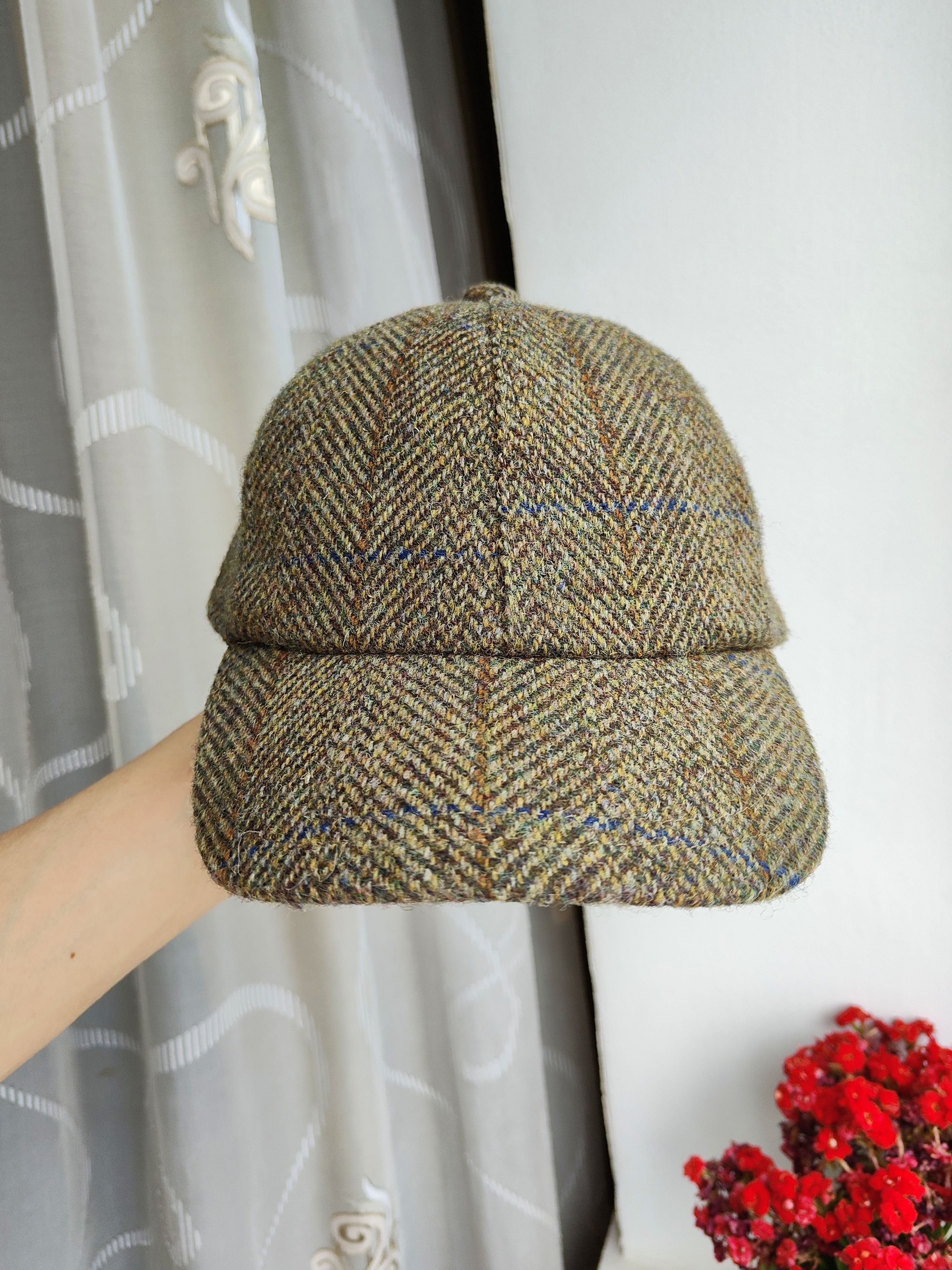 Harris Tweed Harris Tweed Woolen Cap Harris Tweed Hat Size ONE SIZE - 5 Thumbnail