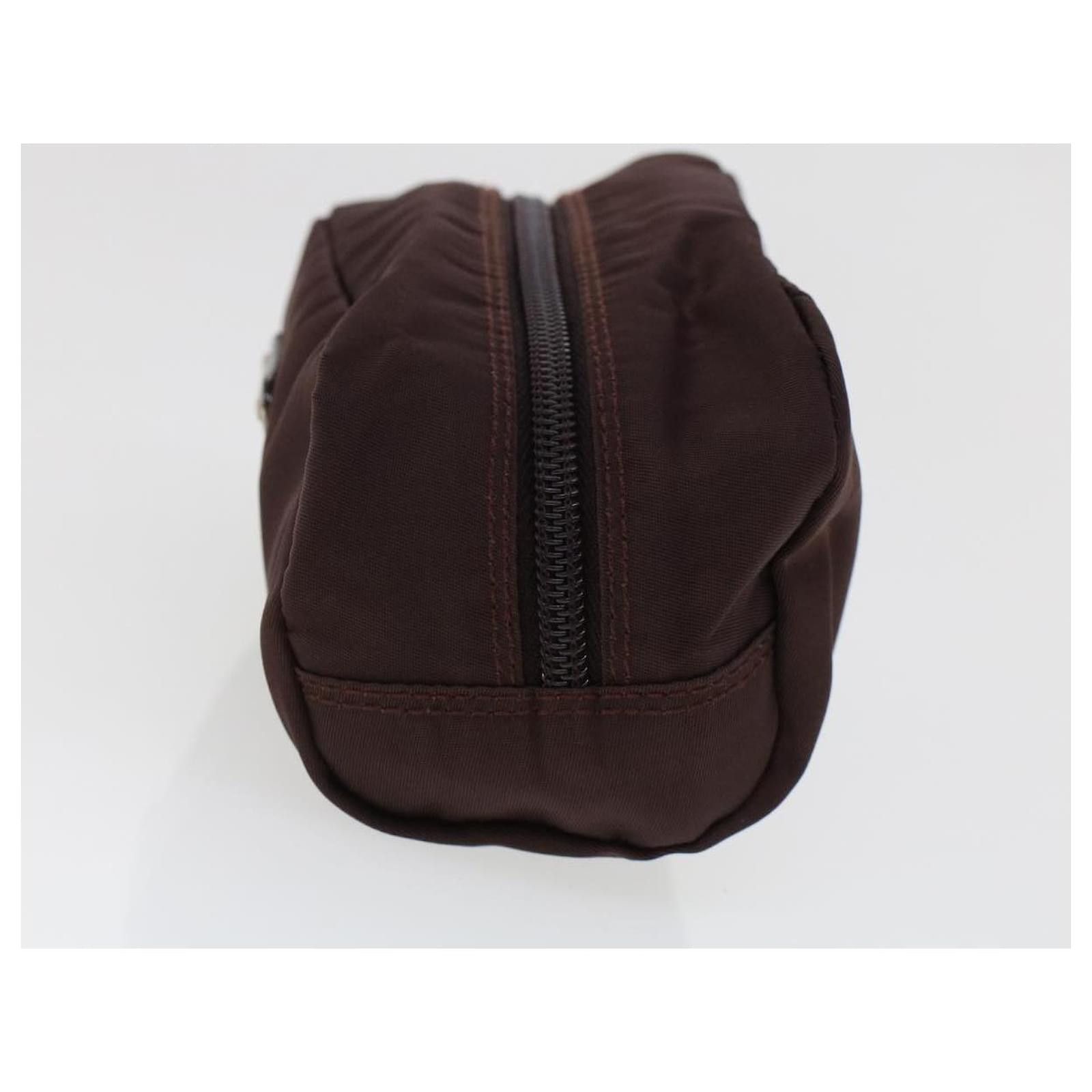 Prada o1srvl11e0624 Size: OS / Cosmetic Pouch in Brown Size ONE SIZE - 4 Thumbnail