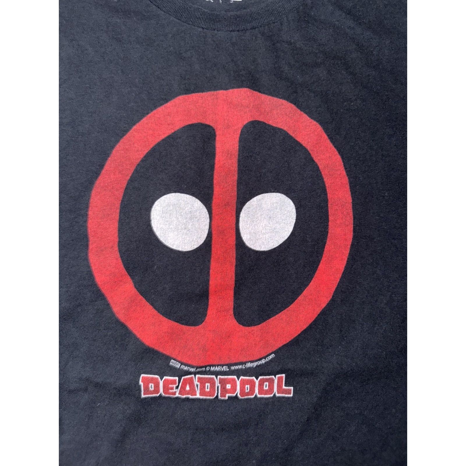 Vintage Deadpool Movie Promo T-Shirt Black XL Men's T-Shirt XL Black Marvel Deadpool Movie Theme 21x29 Size US XL / EU 56 / 4 - 2 Thumbnail
