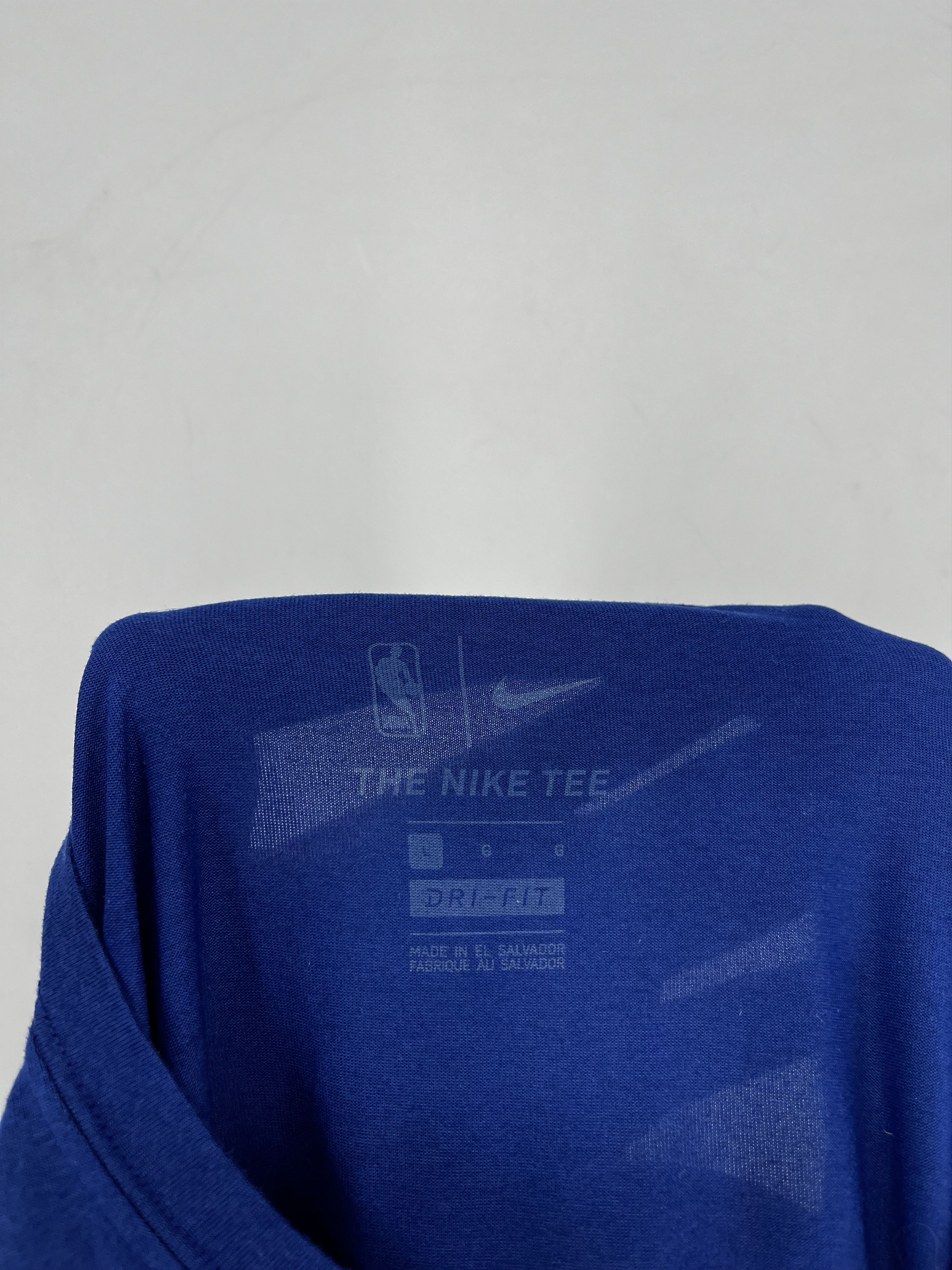 NBA × Nike × Sports Specialties Nike Golden State Warriors T-Shirt Mens L Blue Dri-Fit NBA Size US L / EU 52-54 / 3 - 12 Thumbnail