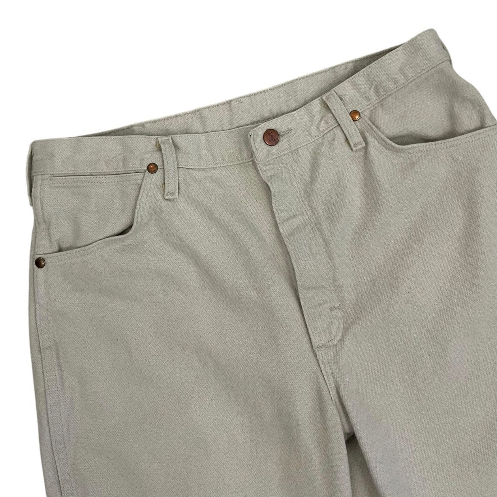 Wrangler Wrangler Mens Beige Cotton Pants Size US 36 / EU 52 - 2 Thumbnail