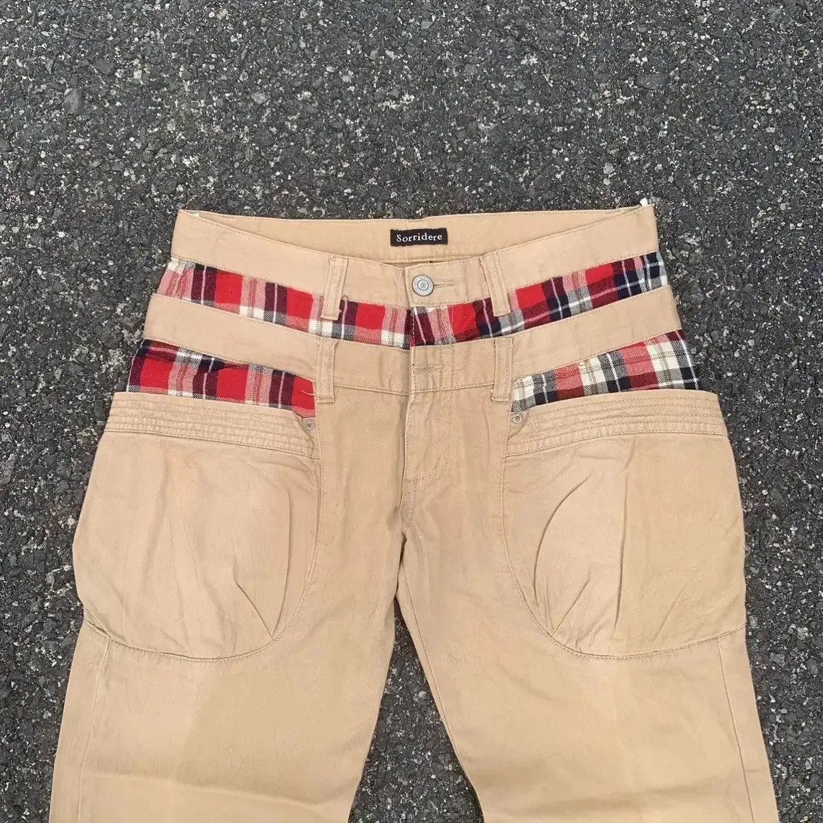 Seditionaries DOUBLE WAIST TROUSERS JAPANESE MONKEY POCKET VERY RARE PANTS Size US 32 / EU 48 - 2 Thumbnail