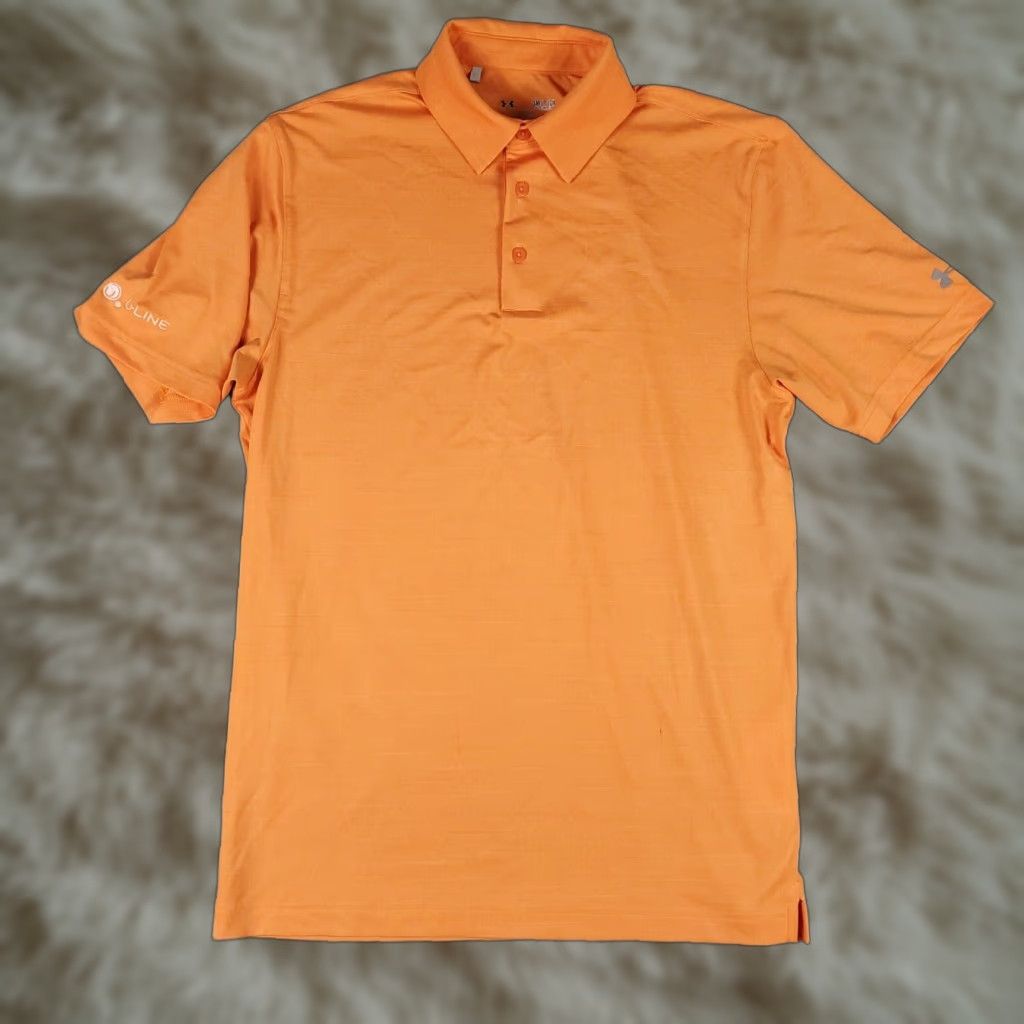 Under Armour Under Armour Polo Shirt Mens Small Orange Uline Casual Short Sleeve * Under Armour Polo Shirt Mens Small Orange Casual Short Sleeve Uline * Size US S / EU 44-46 / 1 - 1 Thumbnail