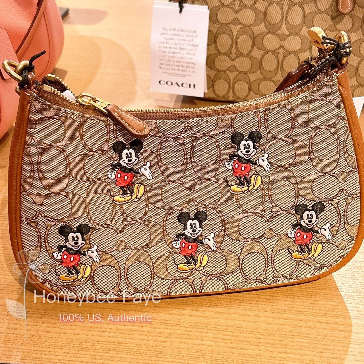 Disney Teri Shoulder Bag With Mickey Mouse Print