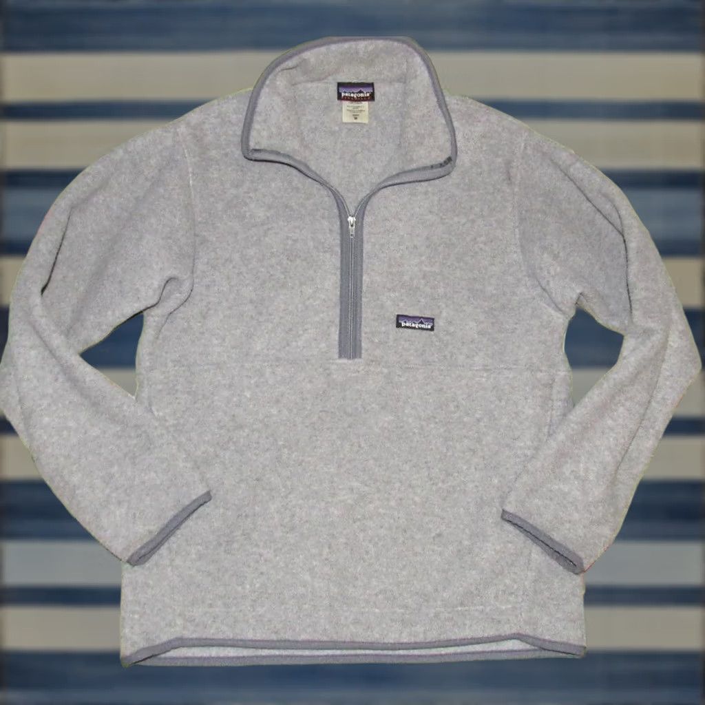 Patagonia Vtg 2006 PATAGONIA Marsupial Fleece Jacket Smoke Grey Medium Size US M / EU 48-50 / 2 - 1 Thumbnail