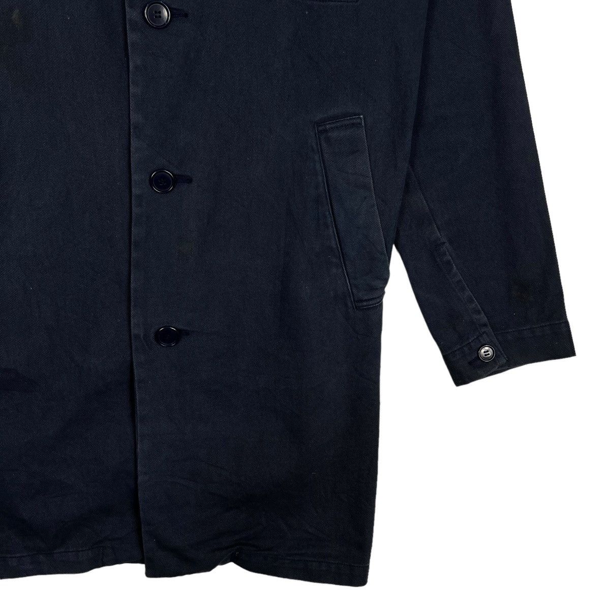 CABANE de ZUCCa 🔥 ZUCCA ISSEY MIYAKE INDIGO LONG JACKET Size US S / EU 44-46 / 1 - 5 Thumbnail