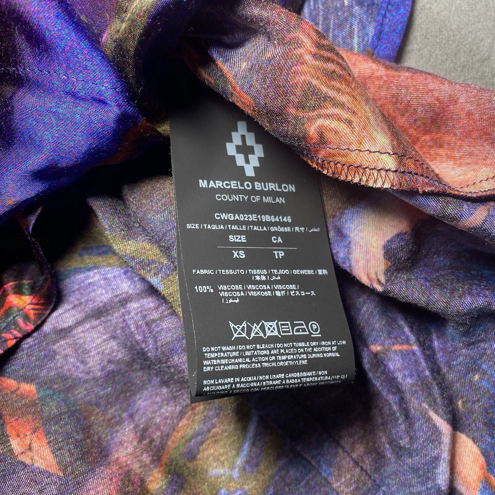 Marcelo Burlon Marcelo Burlon County of Milan Multicolor Shirt XS Size US XS / EU 42 / 0 - 5 Thumbnail