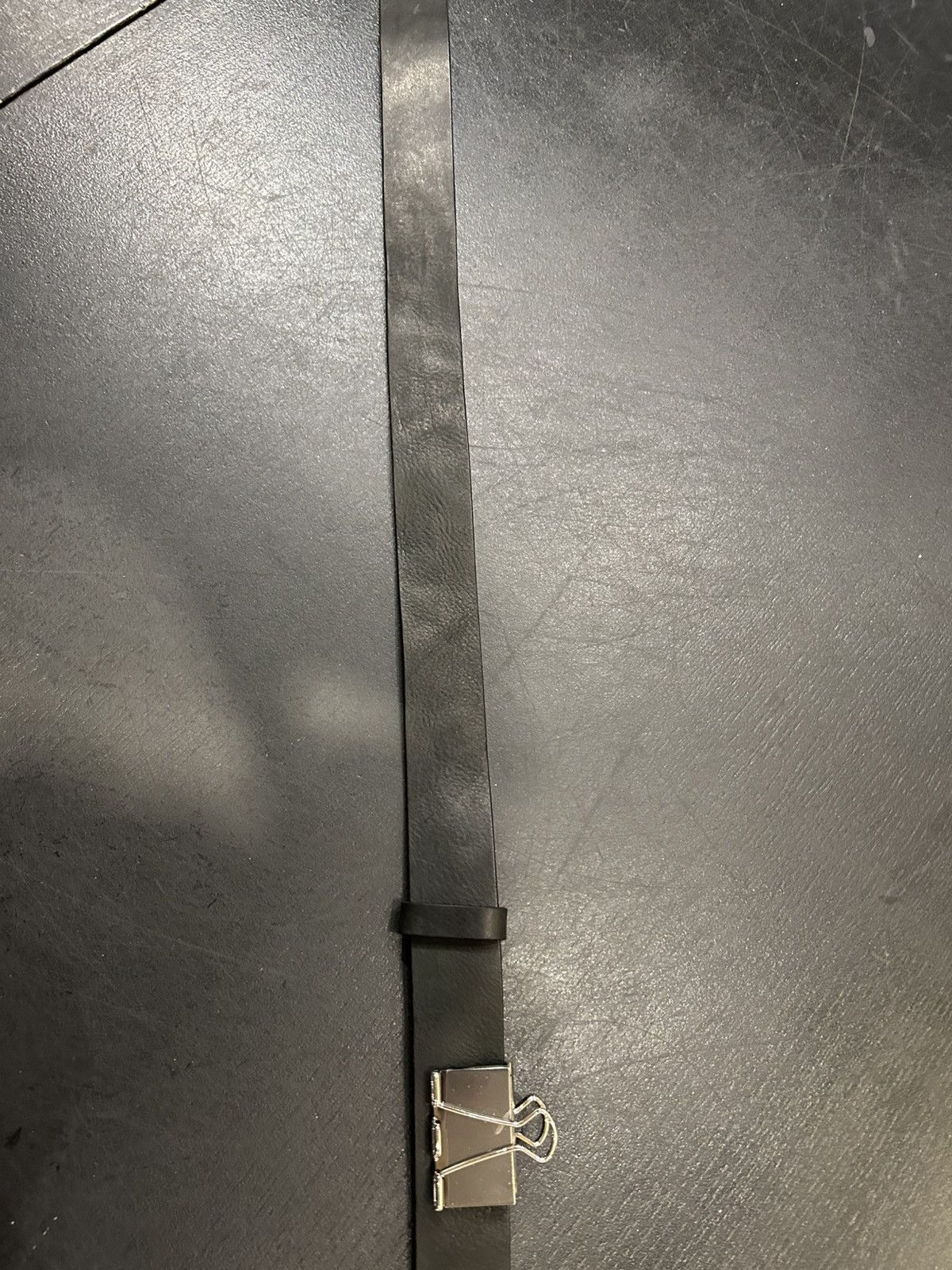 Vetements Vetements Binder Clip Leather Belt Size ONE SIZE - 3 Thumbnail