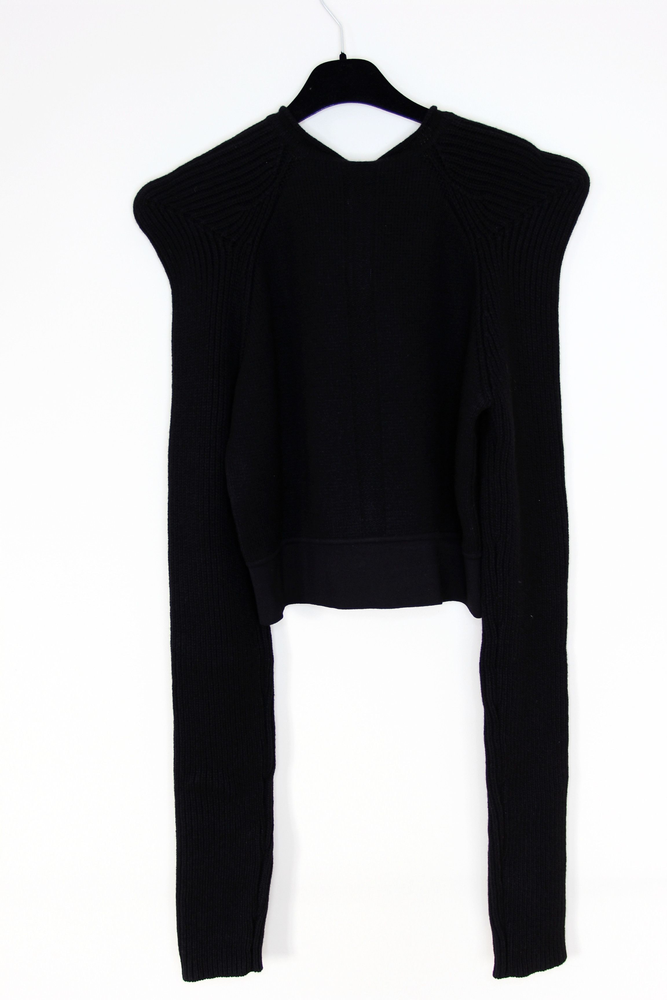 Rick Owens BNWT AW23 RICK OWENS "LUXOR" TEC PULL CROPPED SWEATER L Size US L / EU 52-54 / 3 - 3 Thumbnail