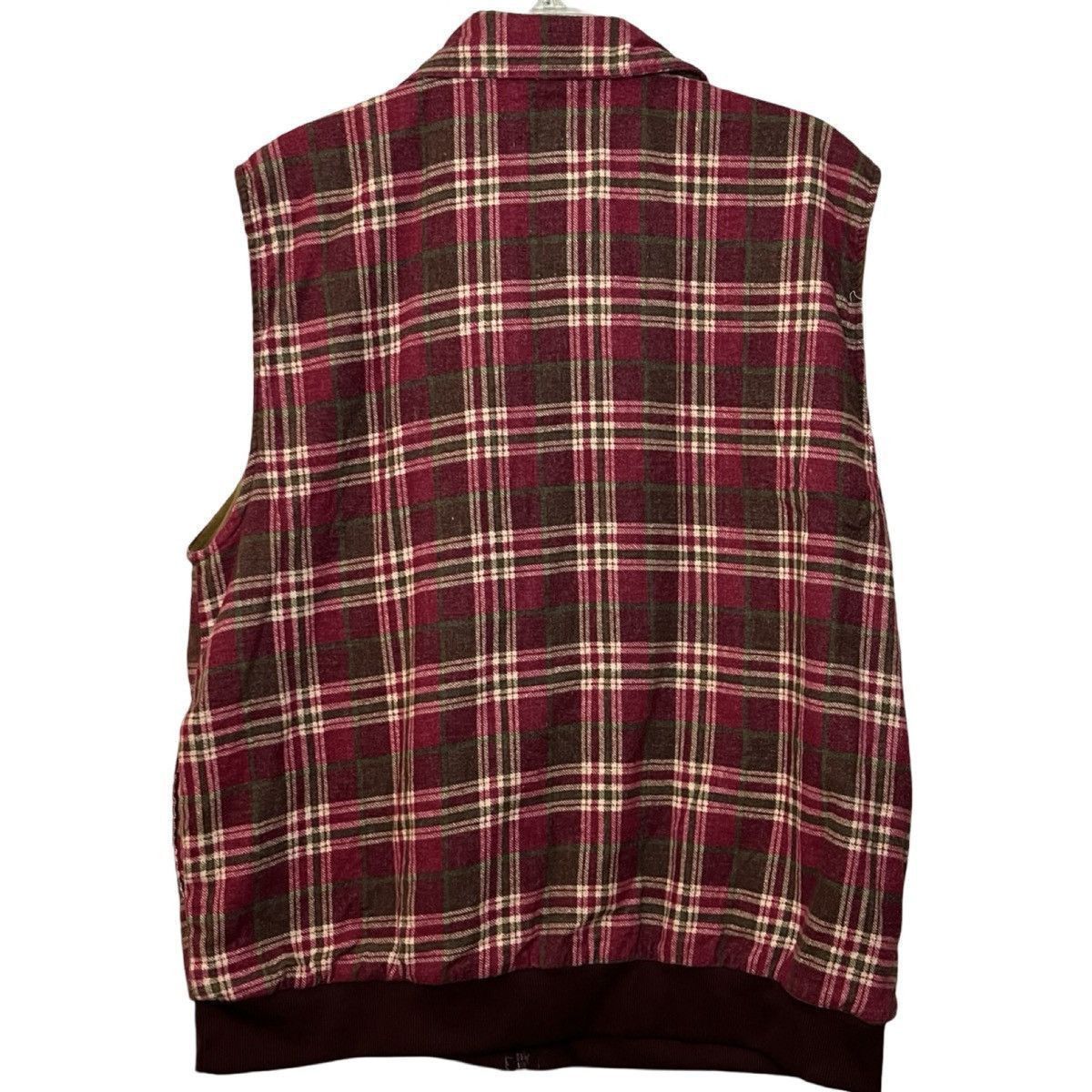 Vintage Vtg 90s/Y2K Jack Frost Sleeveless Zip Warm Plaid Vest L Size US L / EU 52-54 / 3 - 2 Thumbnail