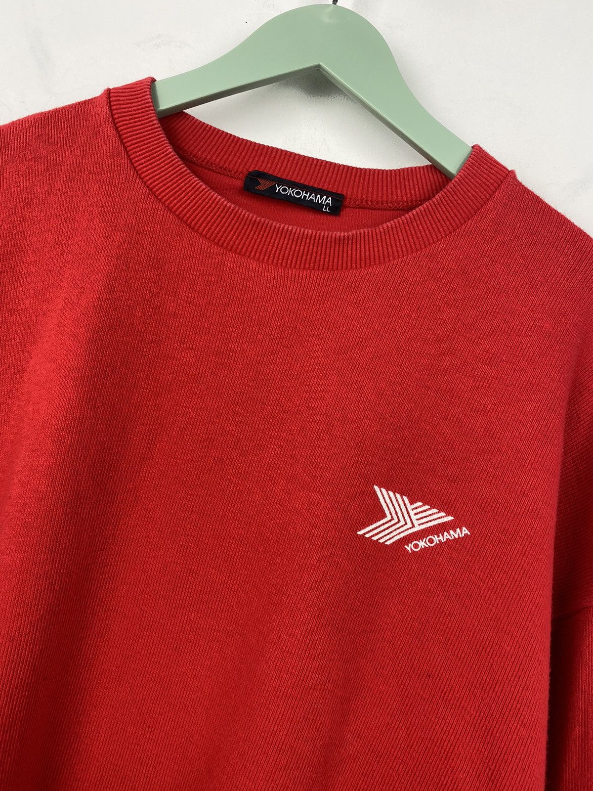 Vintage Vintage 90s Yokohama Sweatshirt Nissan Yamaha Subaru Size US L / EU 52-54 / 3 - 3 Thumbnail