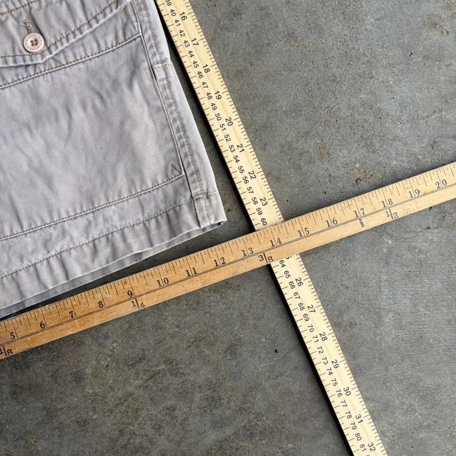 Enyce 2000s enyce baggy cream cargos Size US 34 / EU 50 - 4 Thumbnail