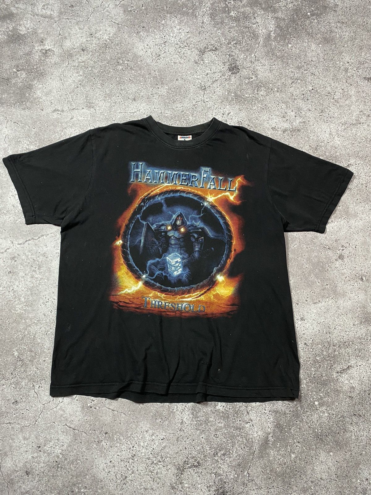 Band Tees × Vintage Vintage HAMER FALL Threahold rock band Tees Size US L / EU 52-54 / 3 - 1 Thumbnail