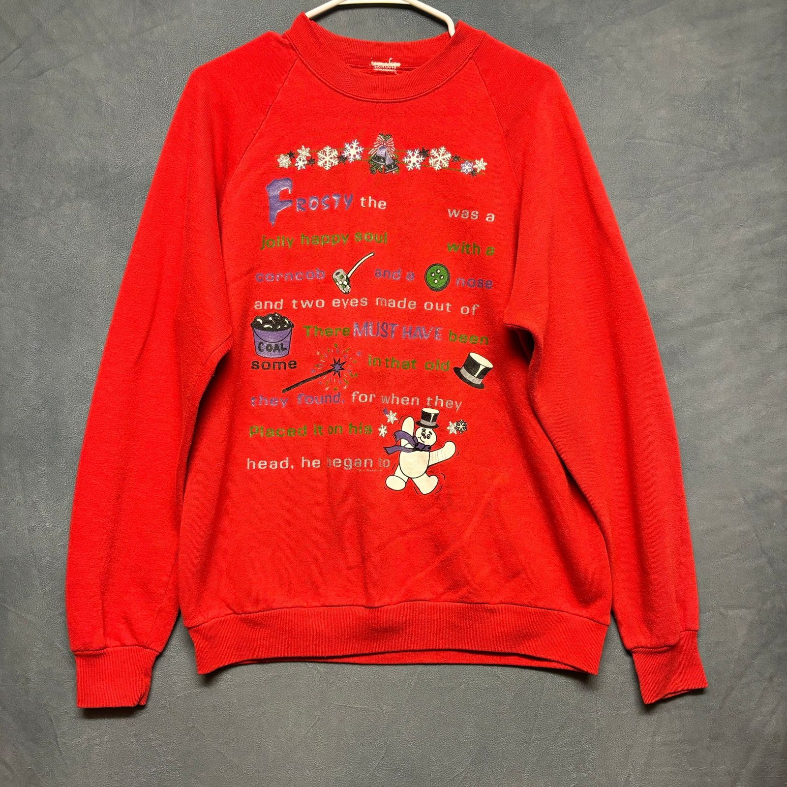 Other Vintage Frosty The Snowman Crewneck Sweatshirt BJ Designs Size US M / EU 48-50 / 2 - 1 Thumbnail
