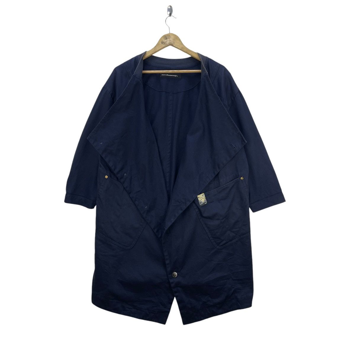 Issey Miyake × Sunao Kuwahara × mercibeaucoup 💥Mercibeacoup Drape Two Way Button Asymmetrical Size M / US 6-8 / IT 42-44 - 1 Thumbnail