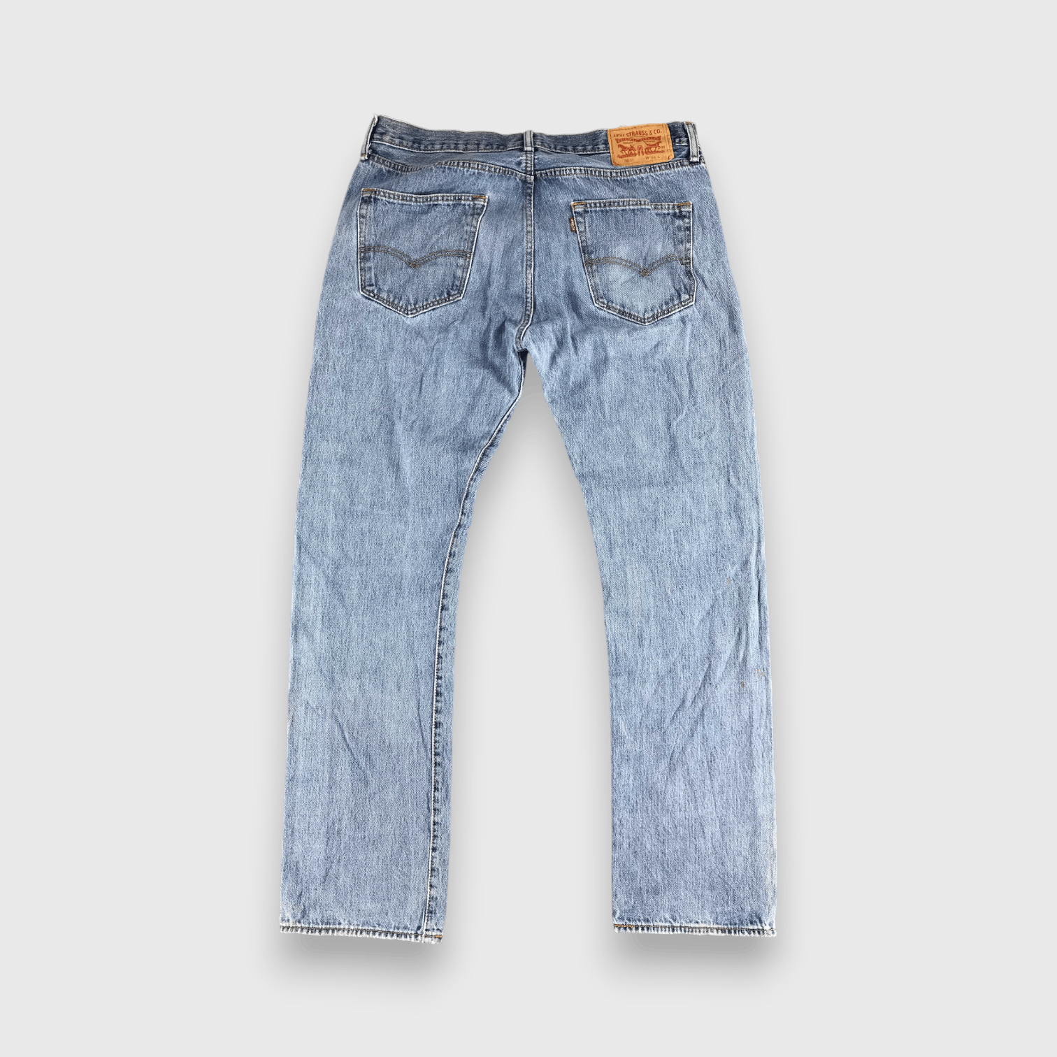 Levi's Blue Wash Levis 501 Jeans-J383 Size US 36 / EU 52 - 2 Thumbnail