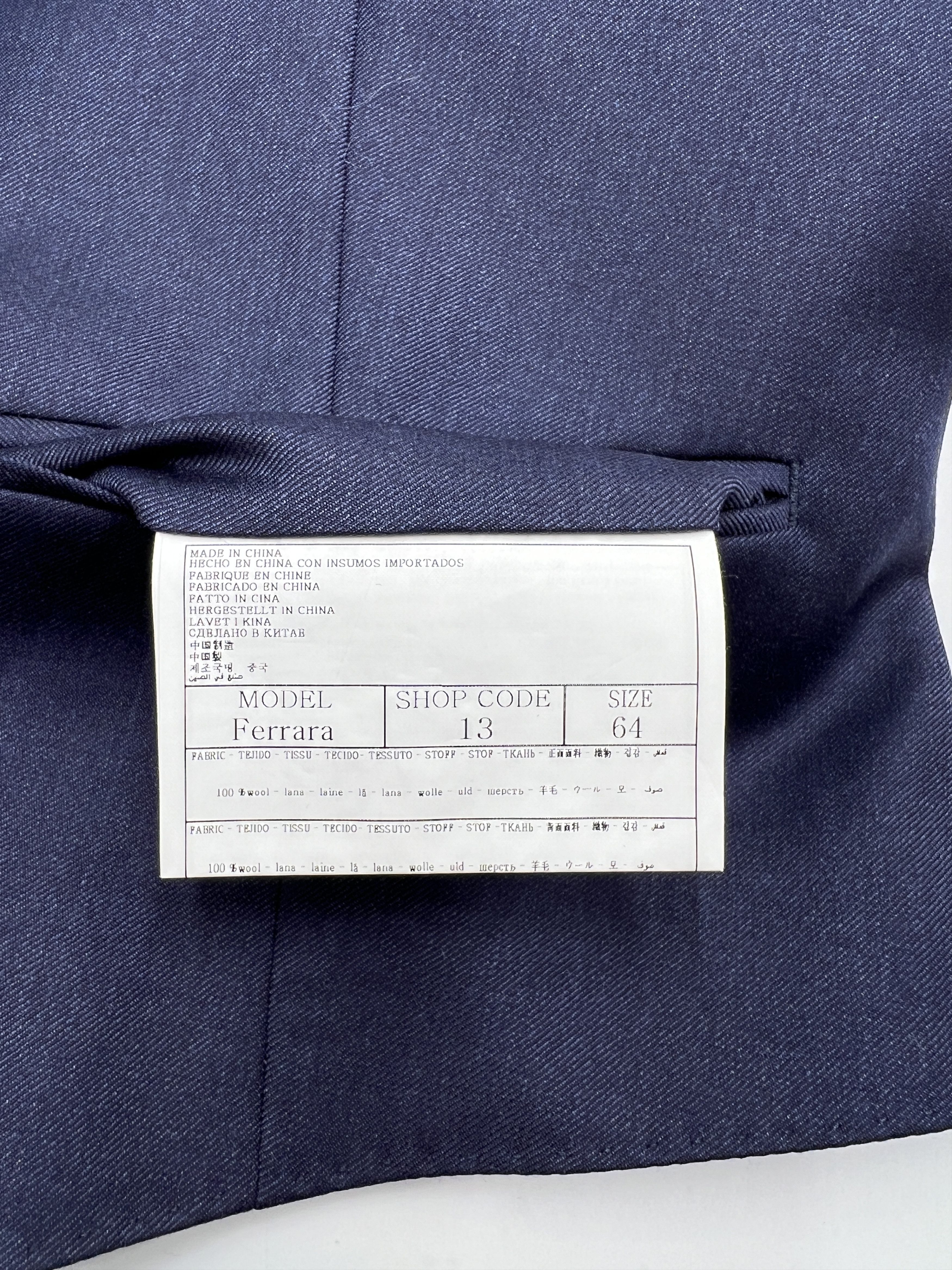 Suitsupply La Spalla Wool Formal Blazer Waistcoat Suit EU:64; UK/US:54R Size 54R - 13 Thumbnail