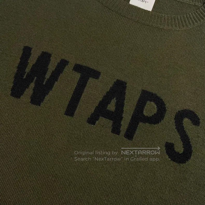 Wtaps Wtaps Knitted printed wool hoodie Size US L / EU 52-54 / 3 - 4 Thumbnail