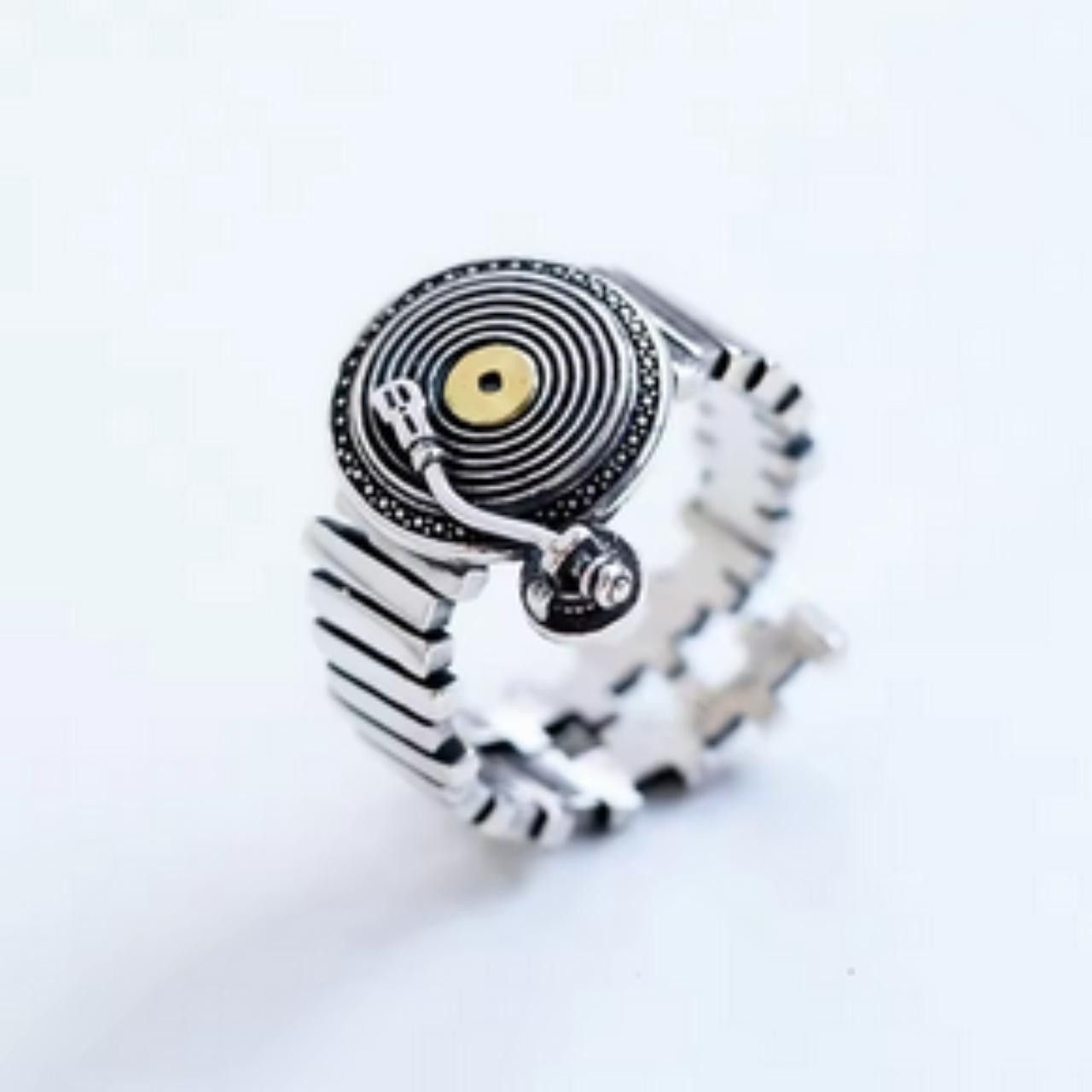 Designer Vinyl/record player Ring Size ONE SIZE - 1 Thumbnail