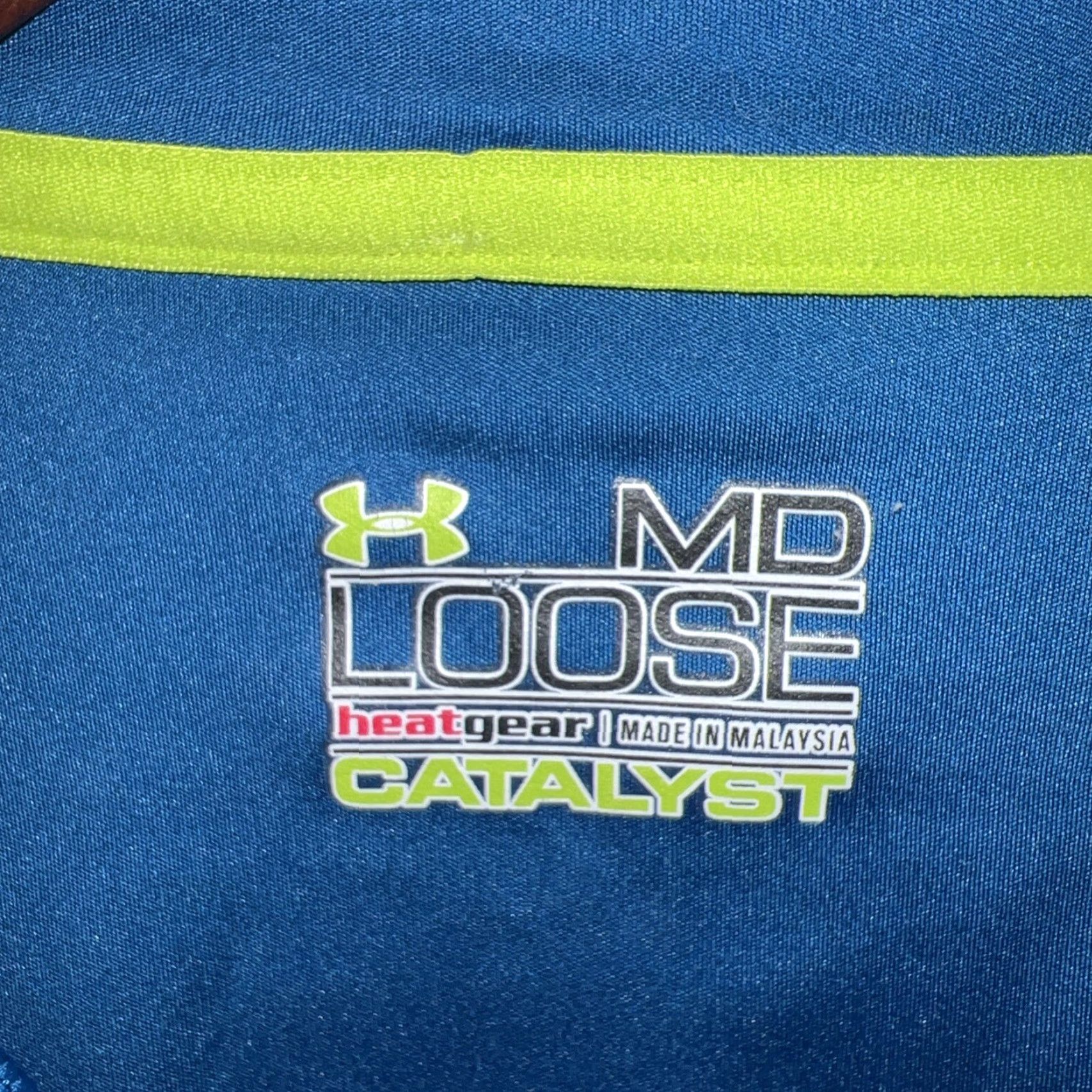 Under Armour Under Armour Catalyst Loose Blue T-Shirt Mens M Athletic Size US M / EU 48-50 / 2 - 3 Thumbnail