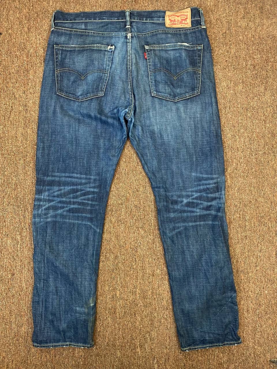 levis 508 regular tapered distressed denim