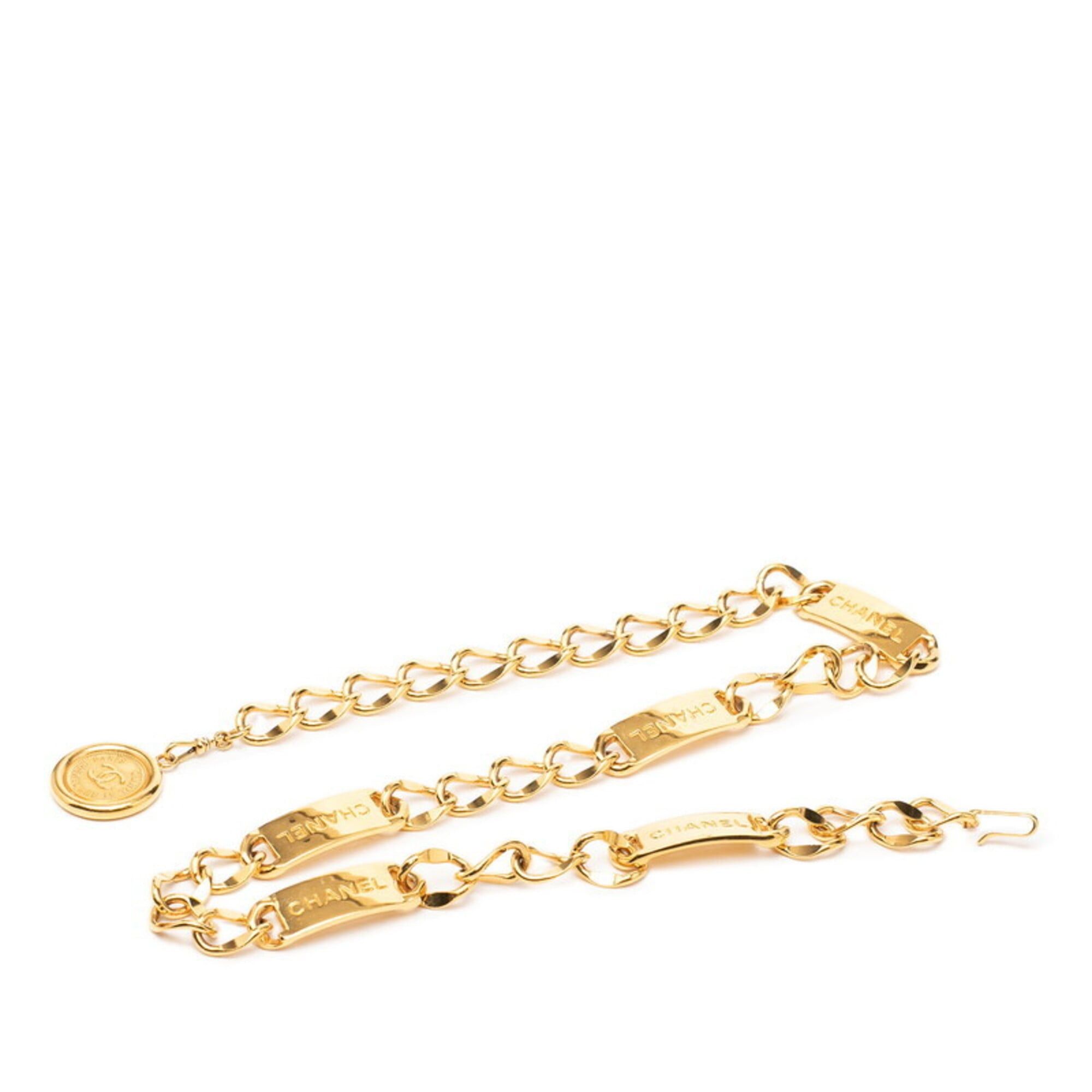 Chanel Chanel 31 RUE CAMBON Cambon Vintage Chain Belt Gold Plated Women's CHANEL Size ONE SIZE - 1 Thumbnail