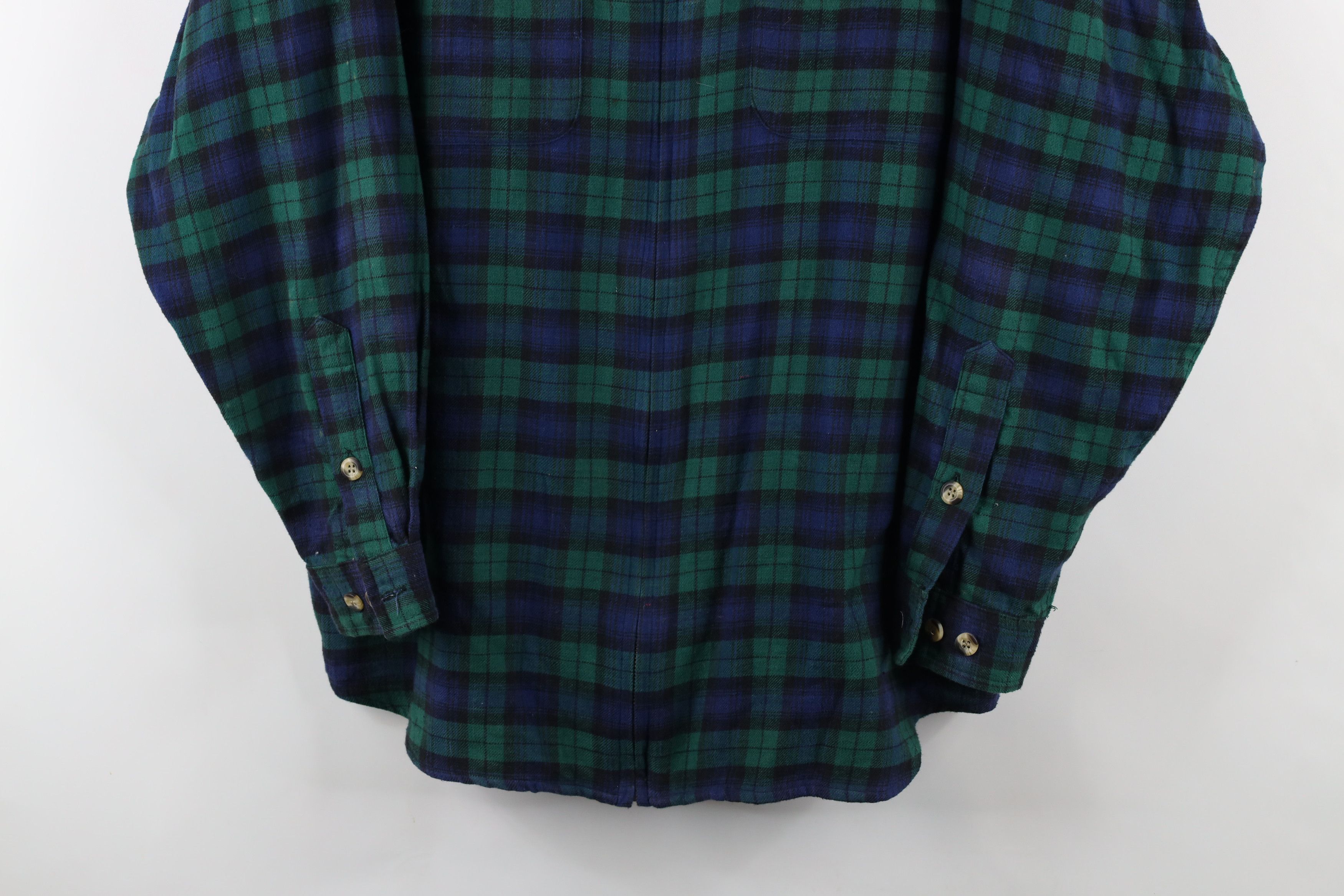 Vintage Vintage 90s Streetwear Flannel Shirt Jacket Jac Shirt Size US L / EU 52-54 / 3 - 3 Thumbnail