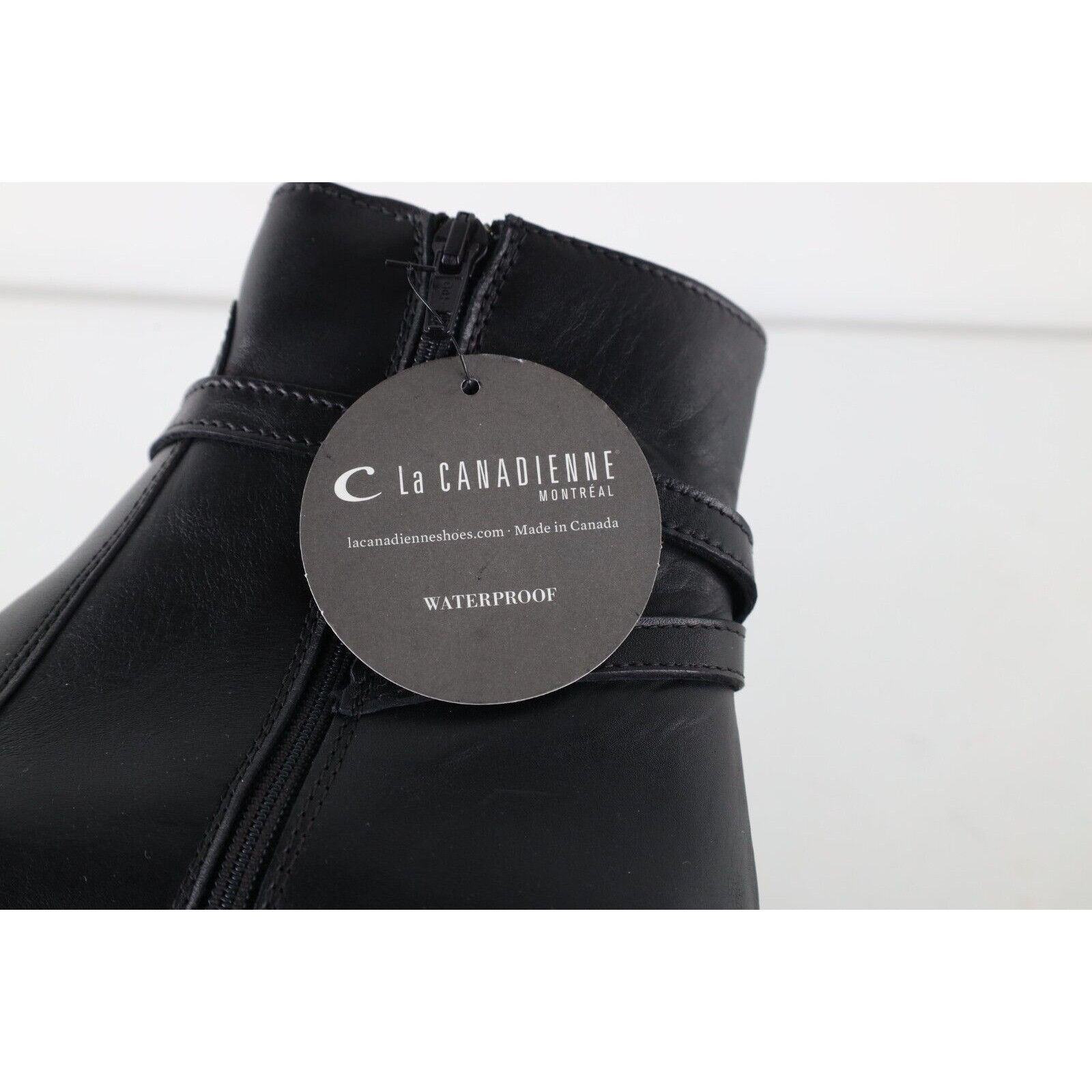 Vintage New La Canadienne Waterproof Leather Side Zip Chelsea Boots Size US 11 / IT 41 - 10 Thumbnail