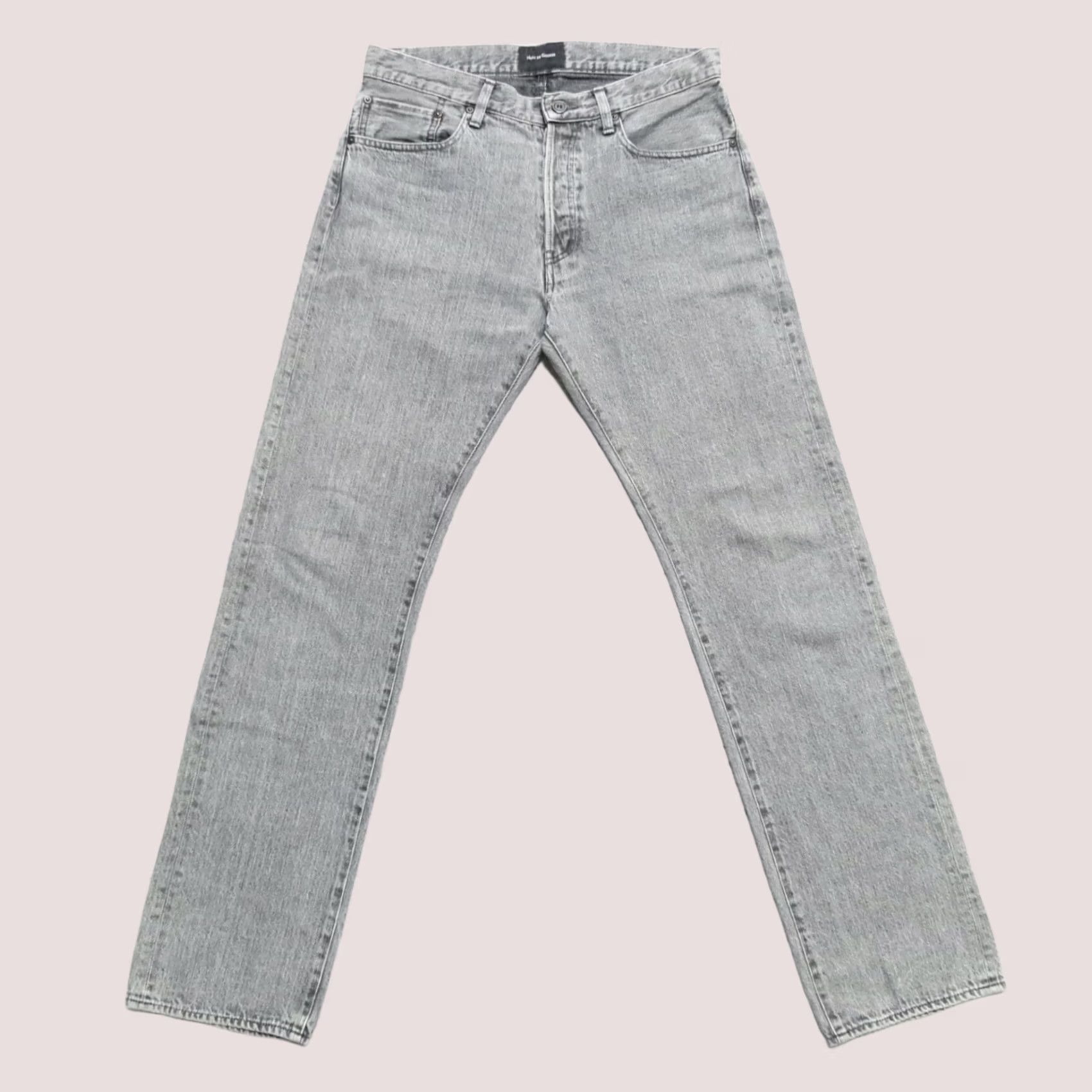 Denime VINTAGE Nom De Guerre Jeans Denim Mens 00s 32x32 1/2 Grey Size US 32 / EU 48 - 1 Thumbnail