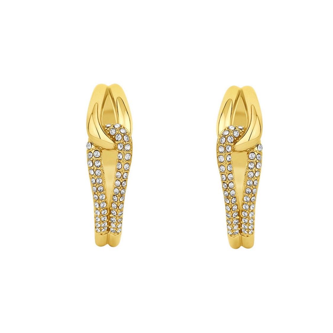 Other And Now This Cubic Zirconia Gold-Tone Stud Earrings | NWT Size ONE SIZE - 2 Thumbnail