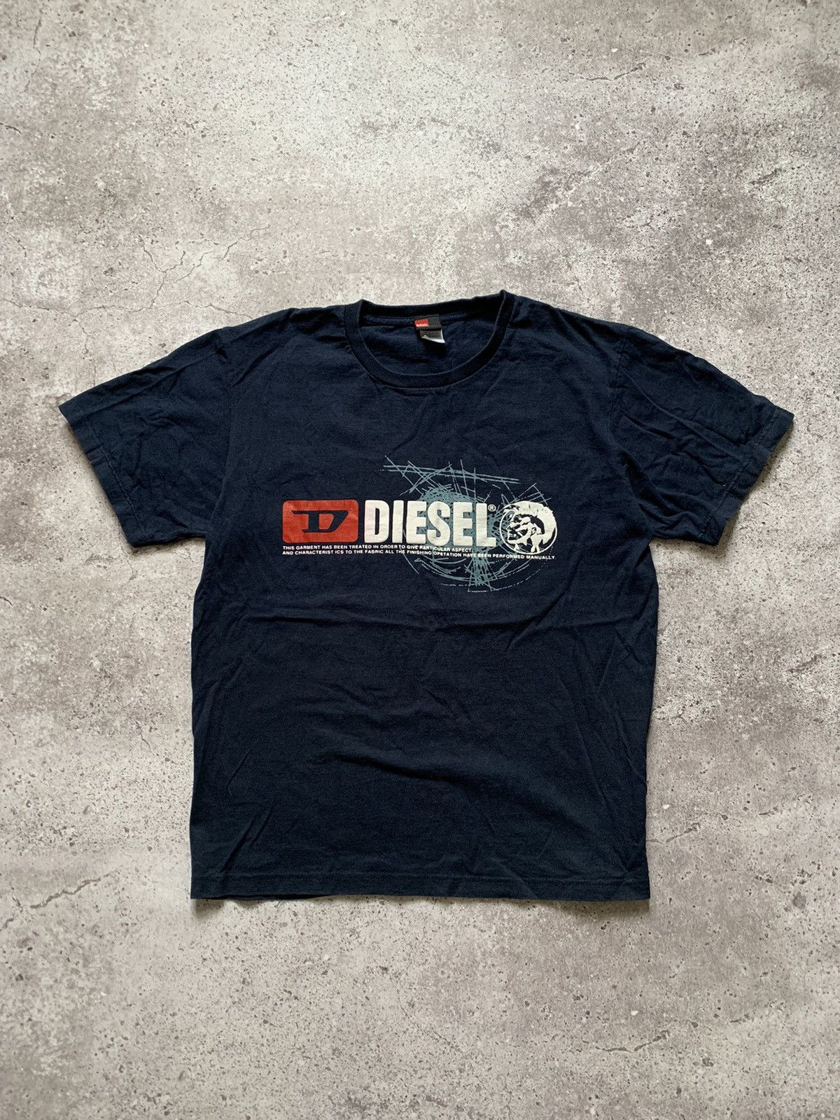 Diesel VINTAGE TEE DIESEL BIG CENTER LOGO BAGGY T SHIRT Size US L / EU 52-54 / 3 - 1 Thumbnail
