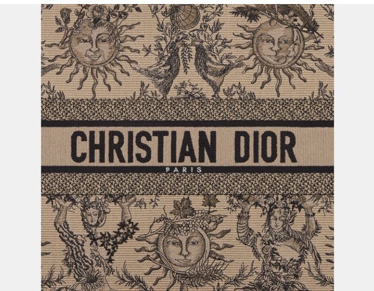 Dior o1w1db10225 Size: OS / M1286ZEC Tote Bag in Beige & Black Size ONE SIZE - 4 Thumbnail