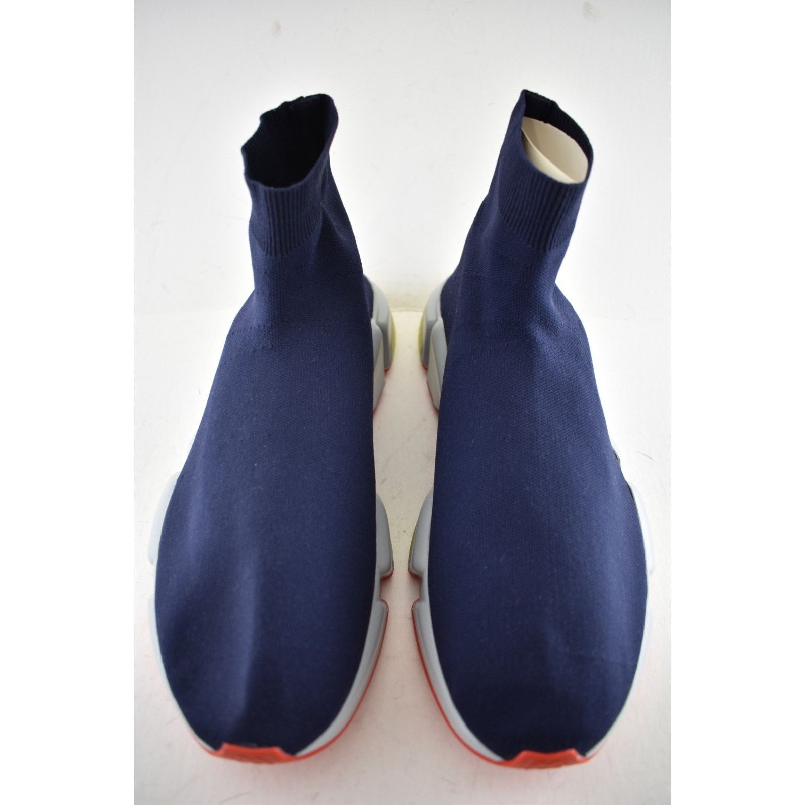 Balenciaga Balenciaga Mens Speed Sock Navy Grey BB Logo Sneaker 44 11 Size US 11 / EU 44 - 6 Thumbnail