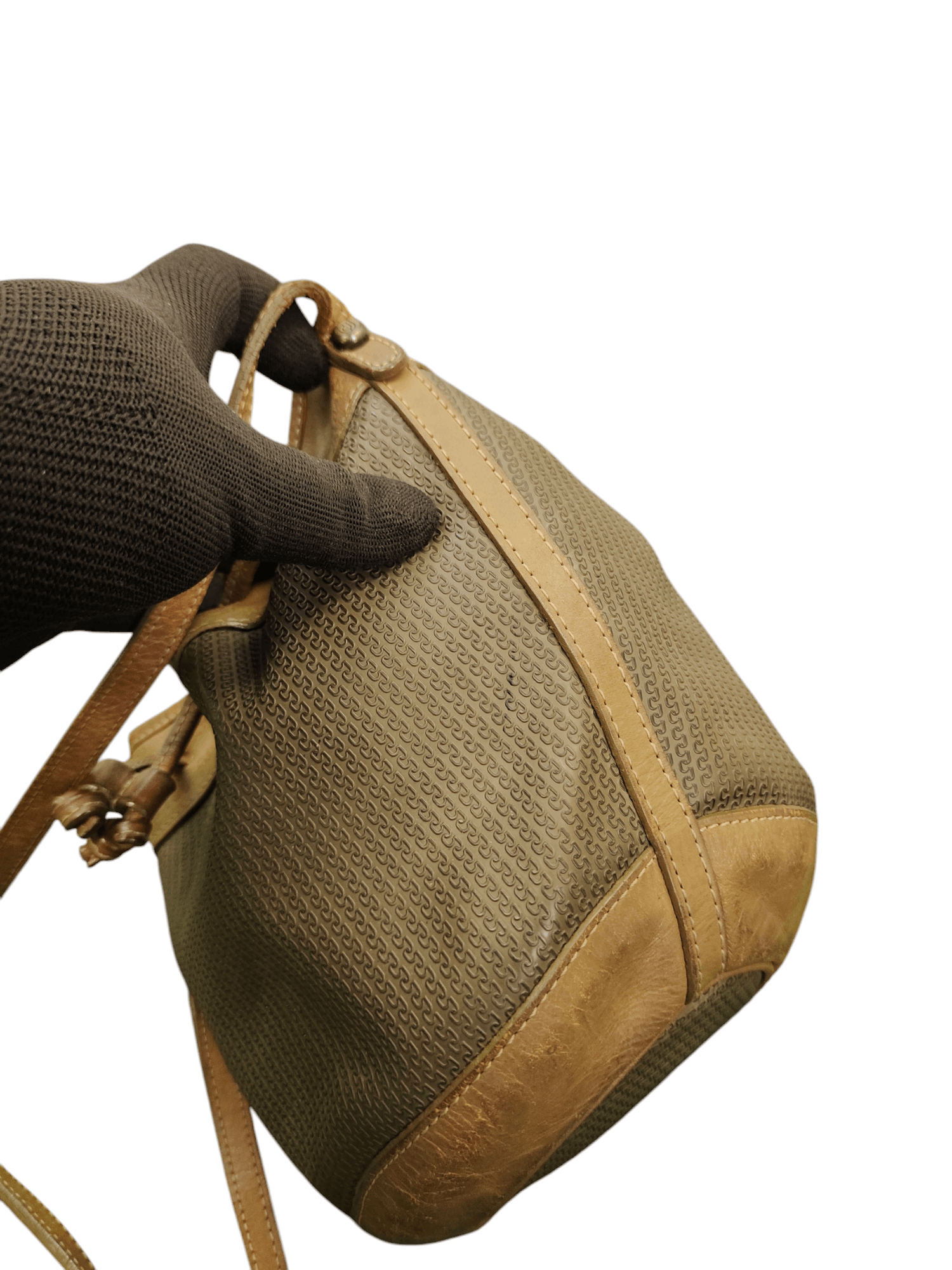 Charles Jourdan Vintage Charles Jourdan Patina Leather Bucket Mini Bag Size ONE SIZE - 7 Thumbnail