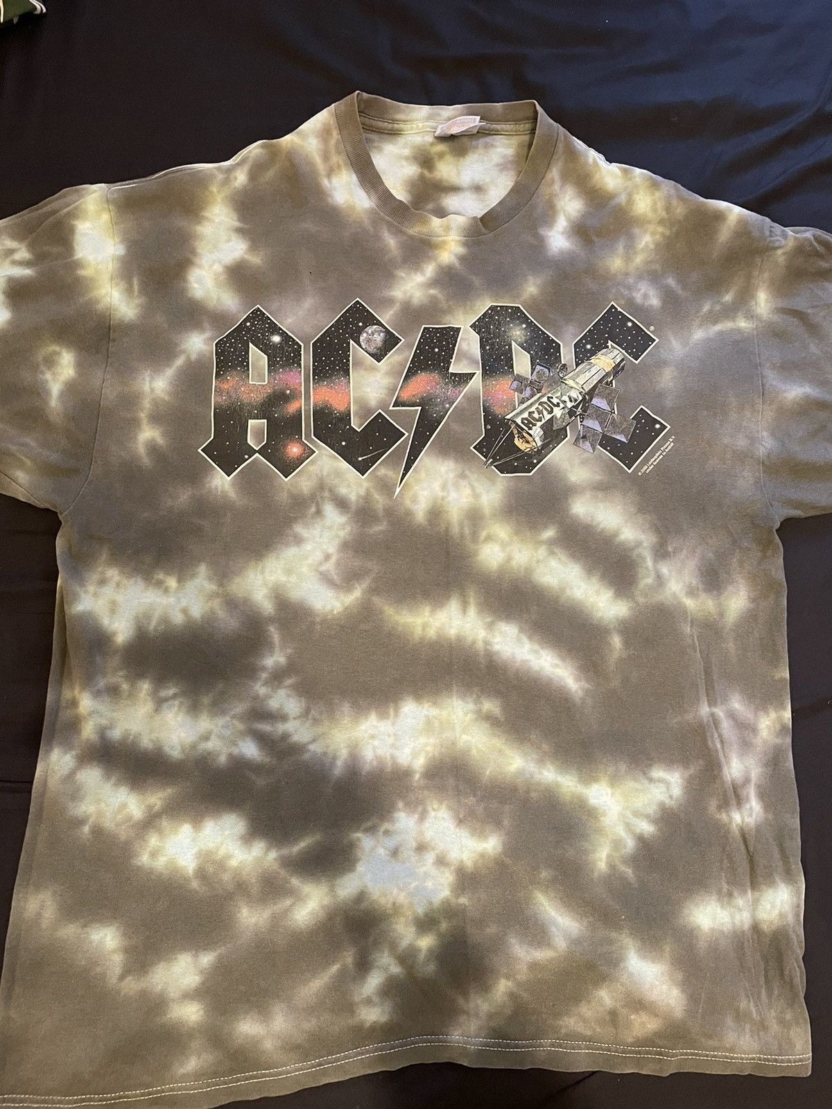 Vintage AC/DC North American Tour 2000 Tie Dye Tshirt