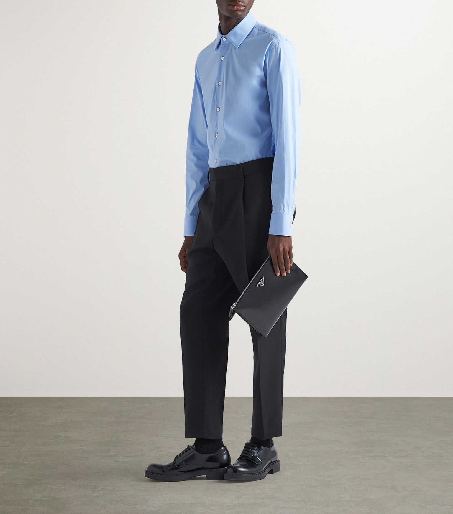 Prada Stretch Cotton Shirt Size US M / EU 48-50 / 2 - 7 Thumbnail